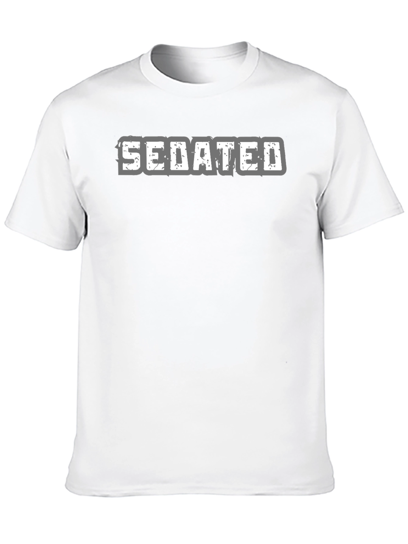 Sedated Graphic Print Black T-Shirt