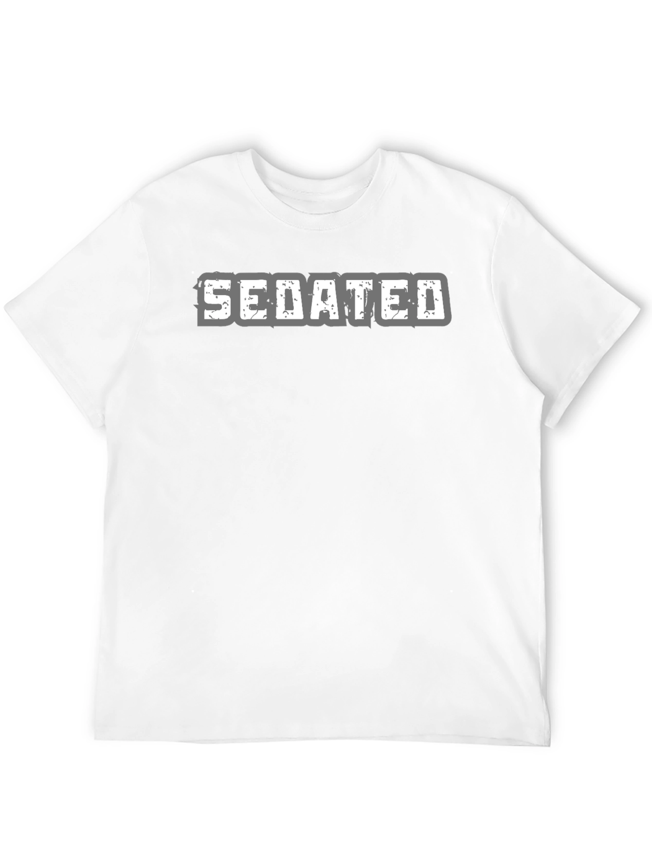 Sedated Graphic Print Black T-Shirt