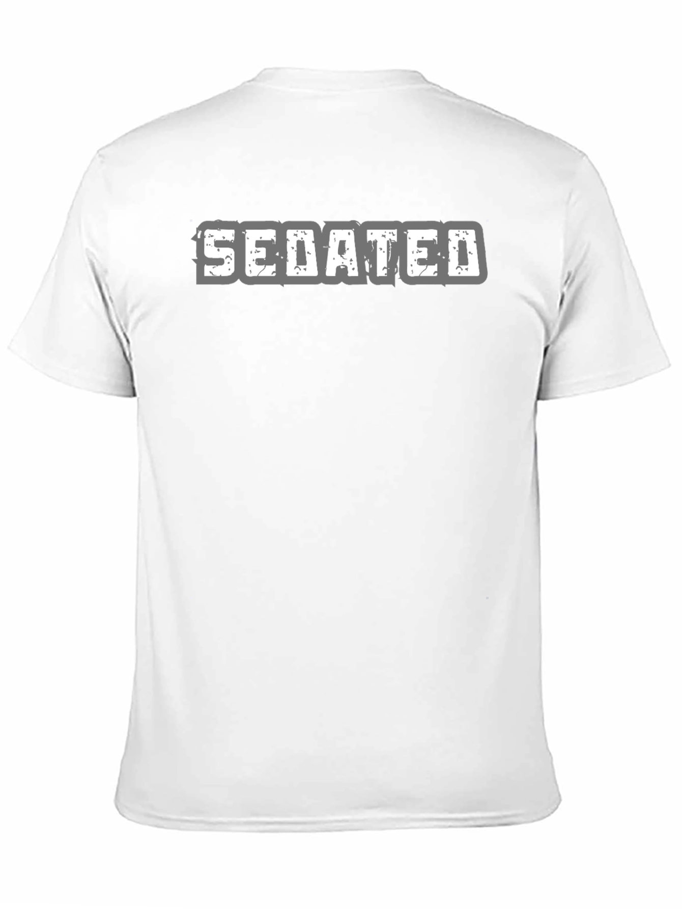 Sedated Graphic Print Black T-Shirt