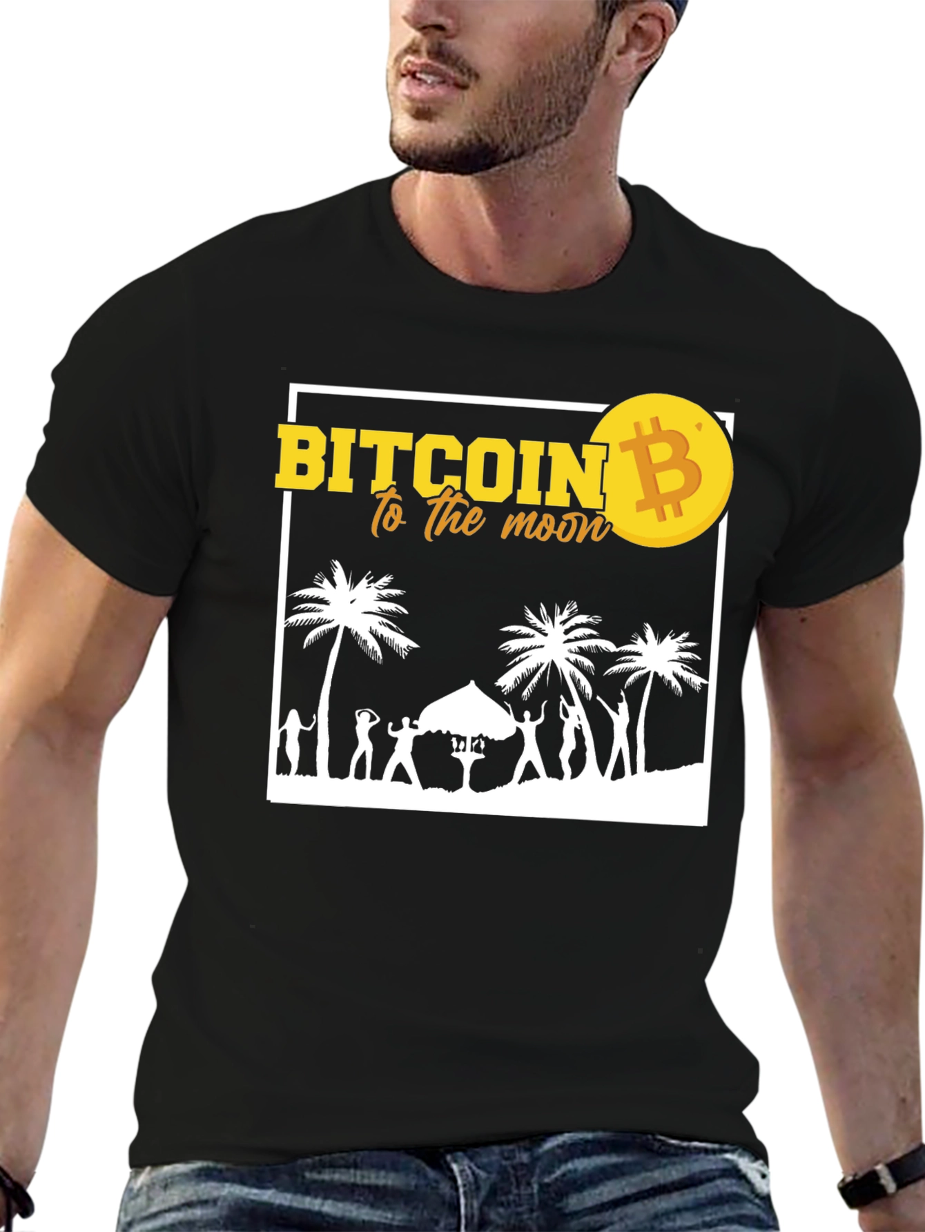 Bitcoin to the Moon T-Shirt - Crypto Party Tee
