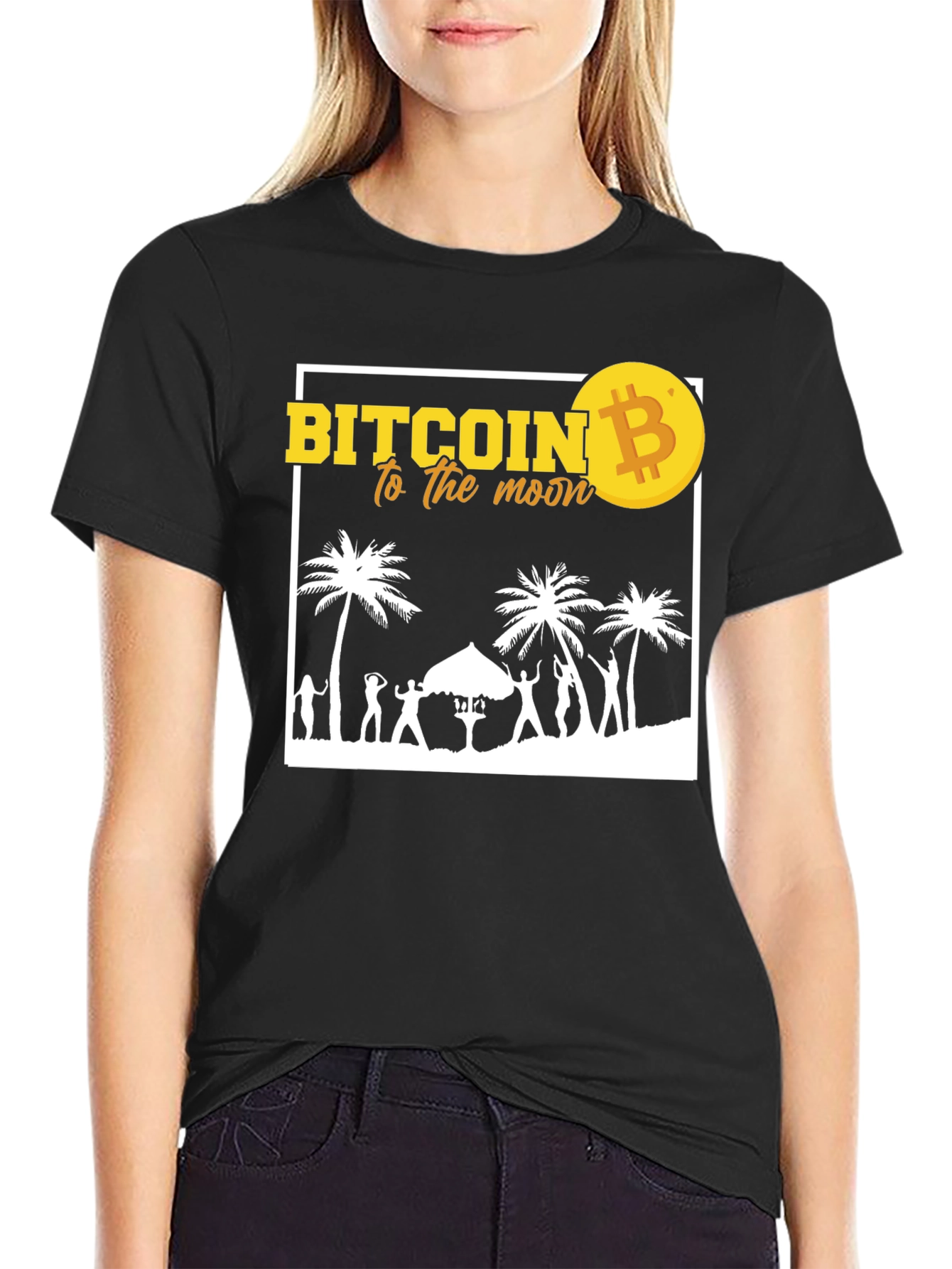 Bitcoin to the Moon T-Shirt - Crypto Party Tee