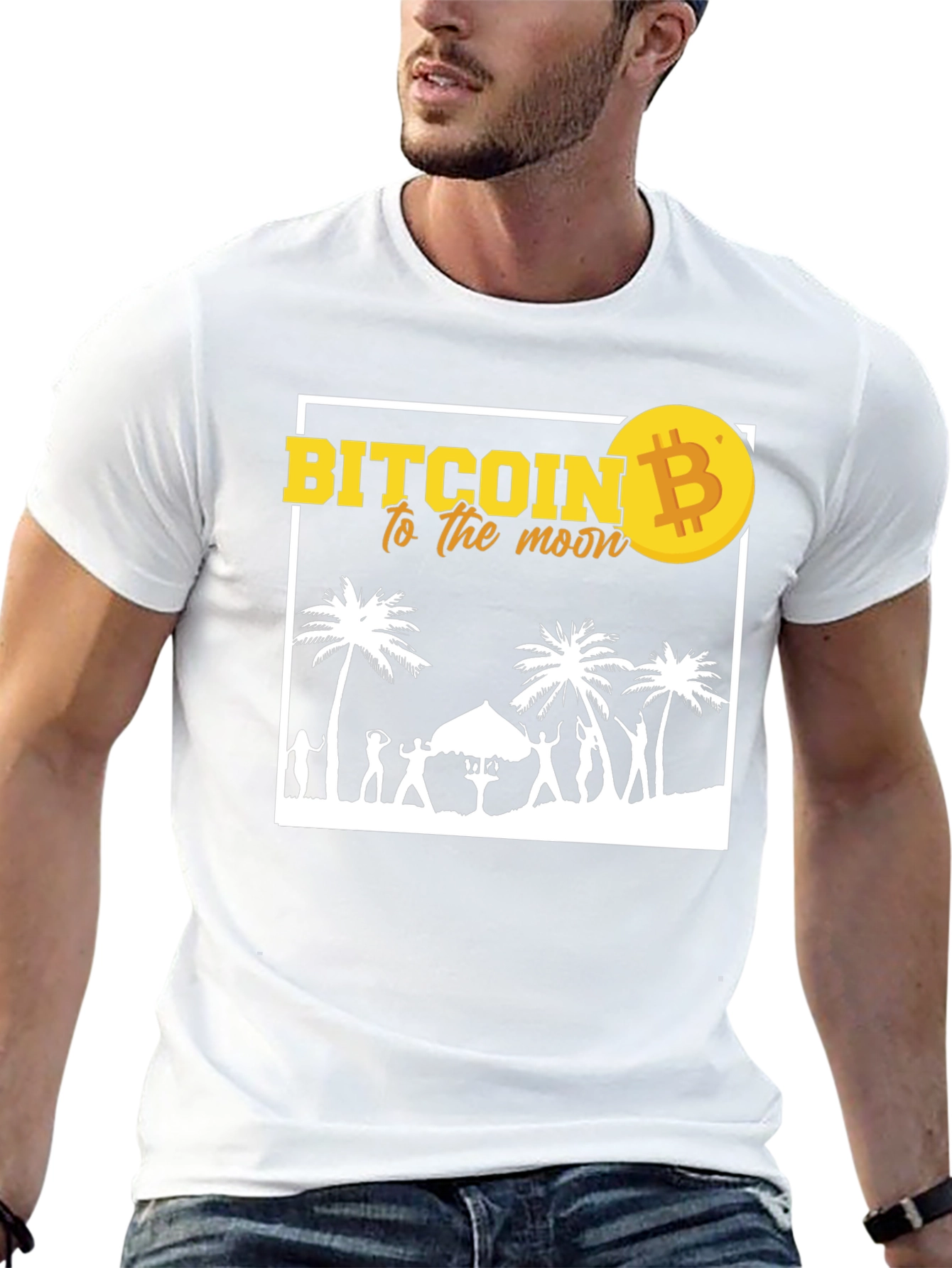 Bitcoin to the Moon T-Shirt - Crypto Party Tee