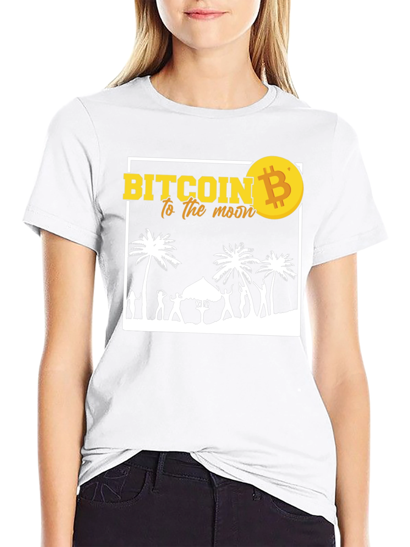 Bitcoin to the Moon T-Shirt - Crypto Party Tee