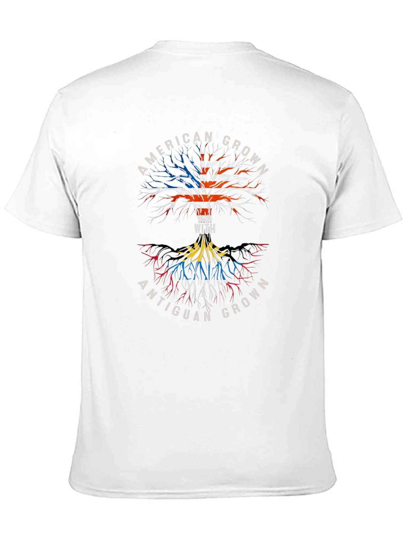 American & Antiguan Grown Roots Graphic Tee