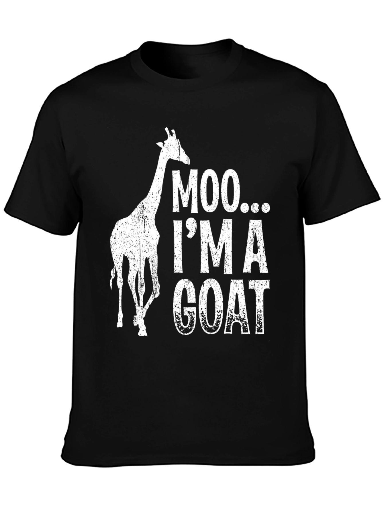 Moo Im a Goat Giraffe T-Shirt