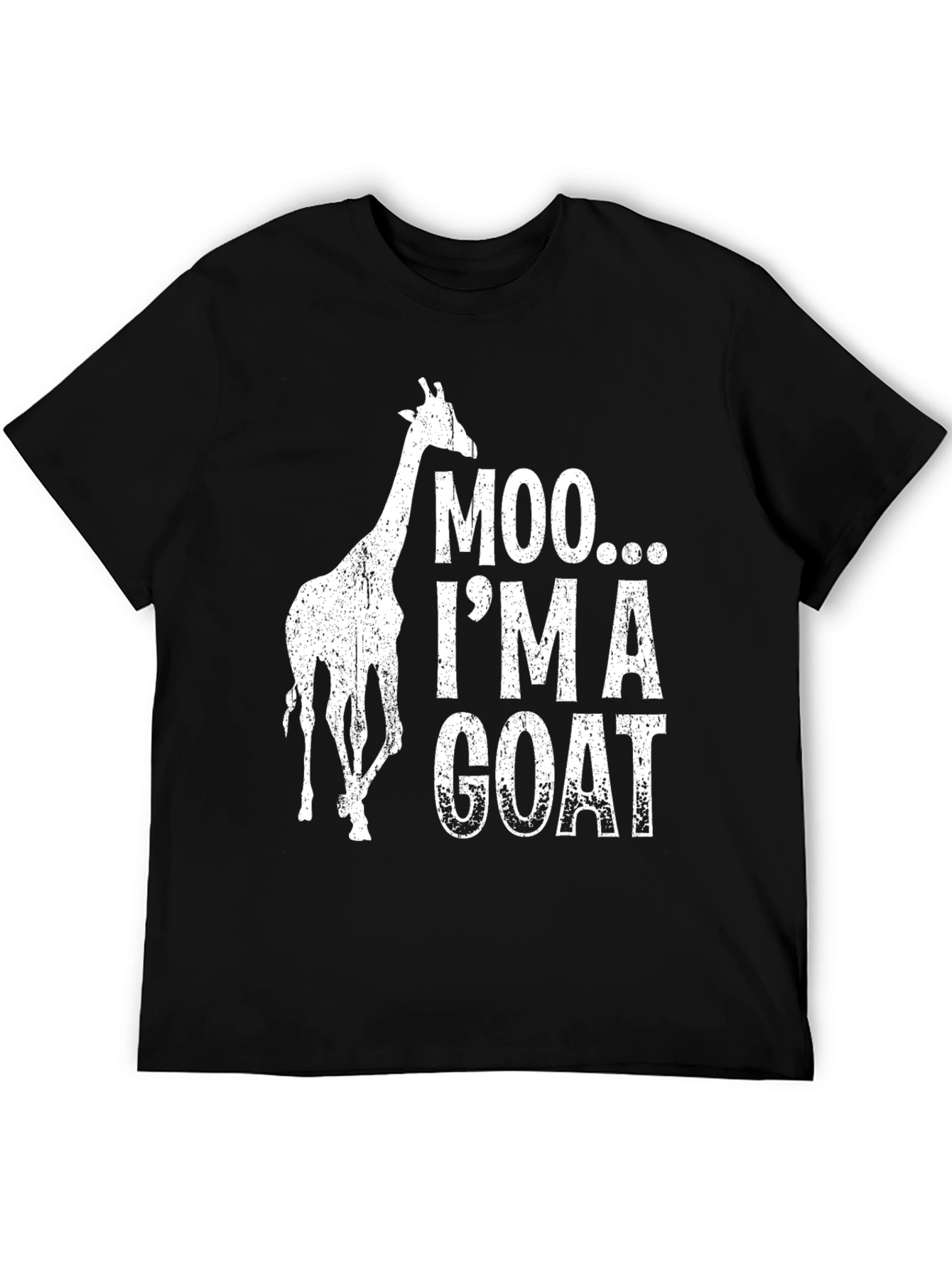 Moo Im a Goat Giraffe T-Shirt