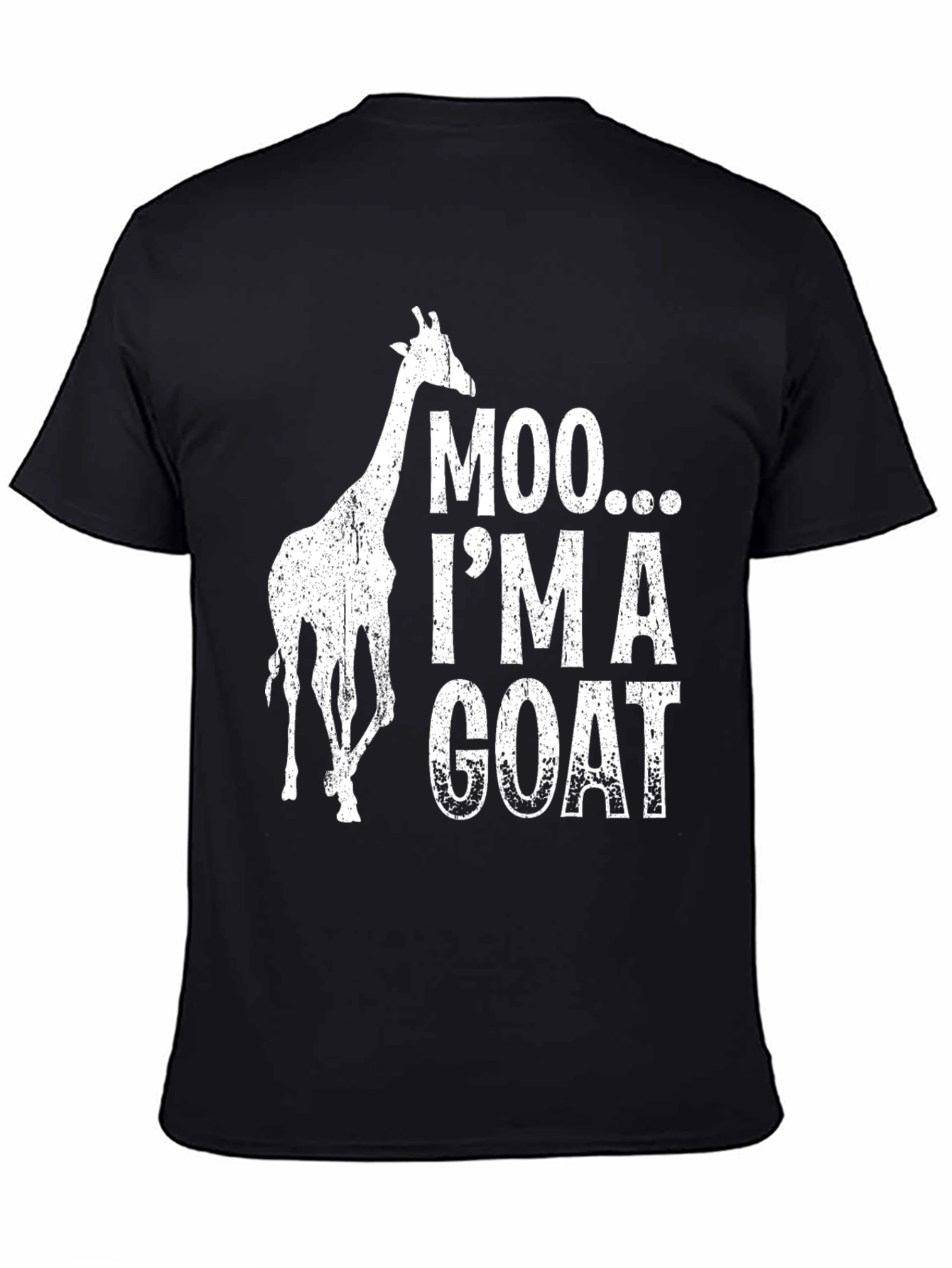 Moo Im a Goat Giraffe T-Shirt