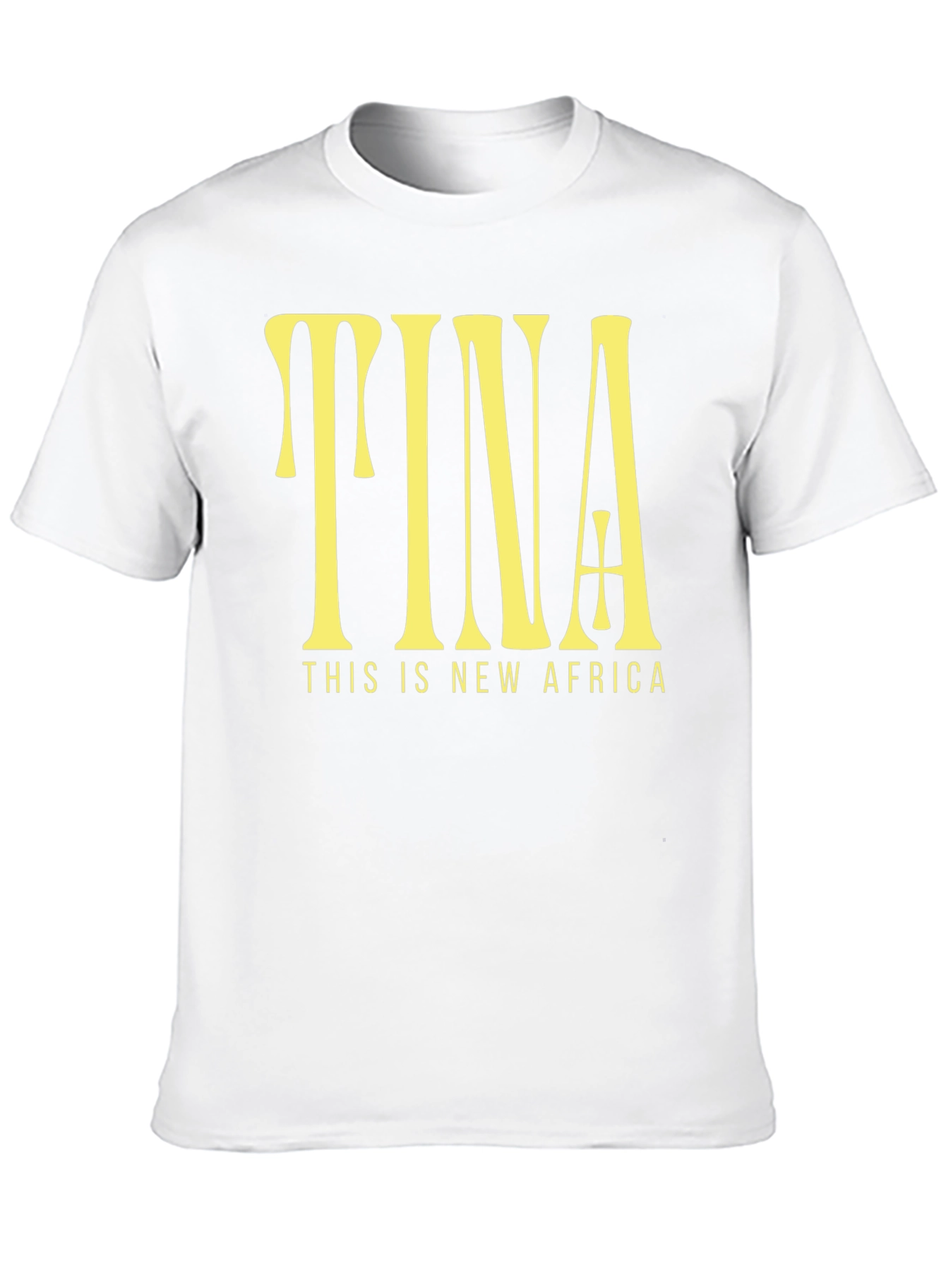 TINA This is New Africa Black Graphic Tee