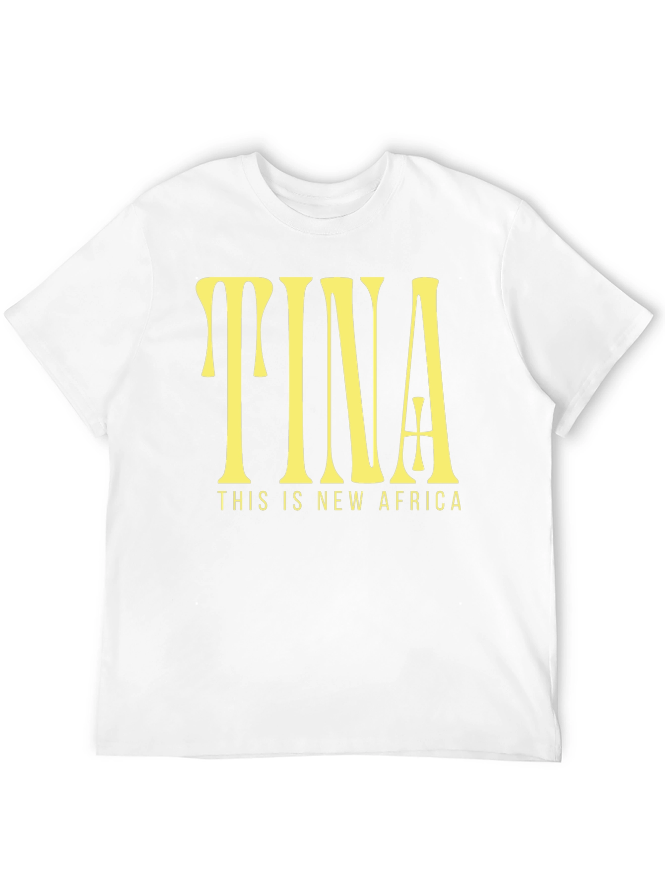 TINA This is New Africa Black Graphic Tee