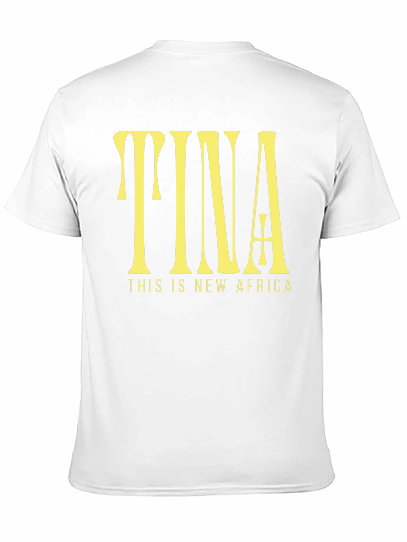 TINA This is New Africa Black Graphic Tee