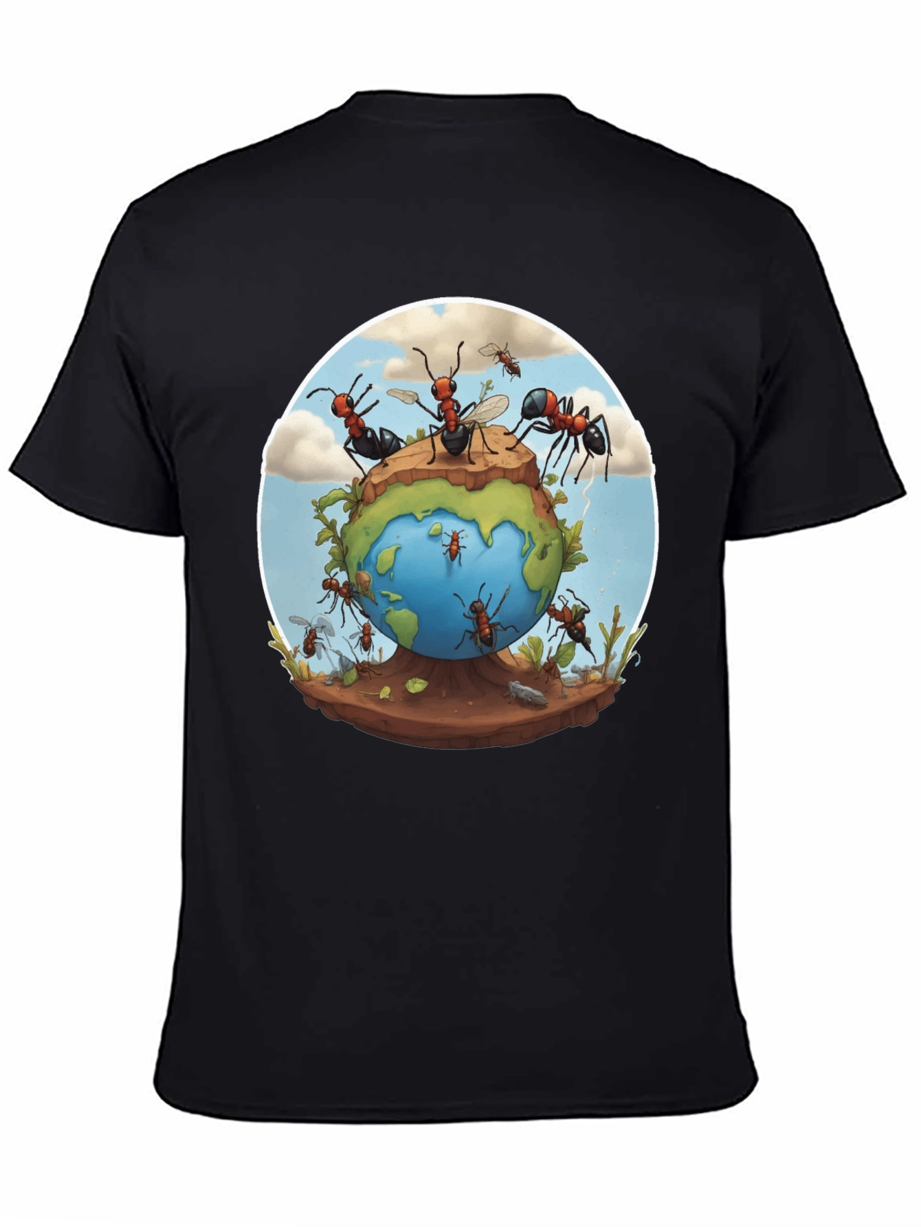Ants on Earth T-Shirt - Unique Graphic Tee