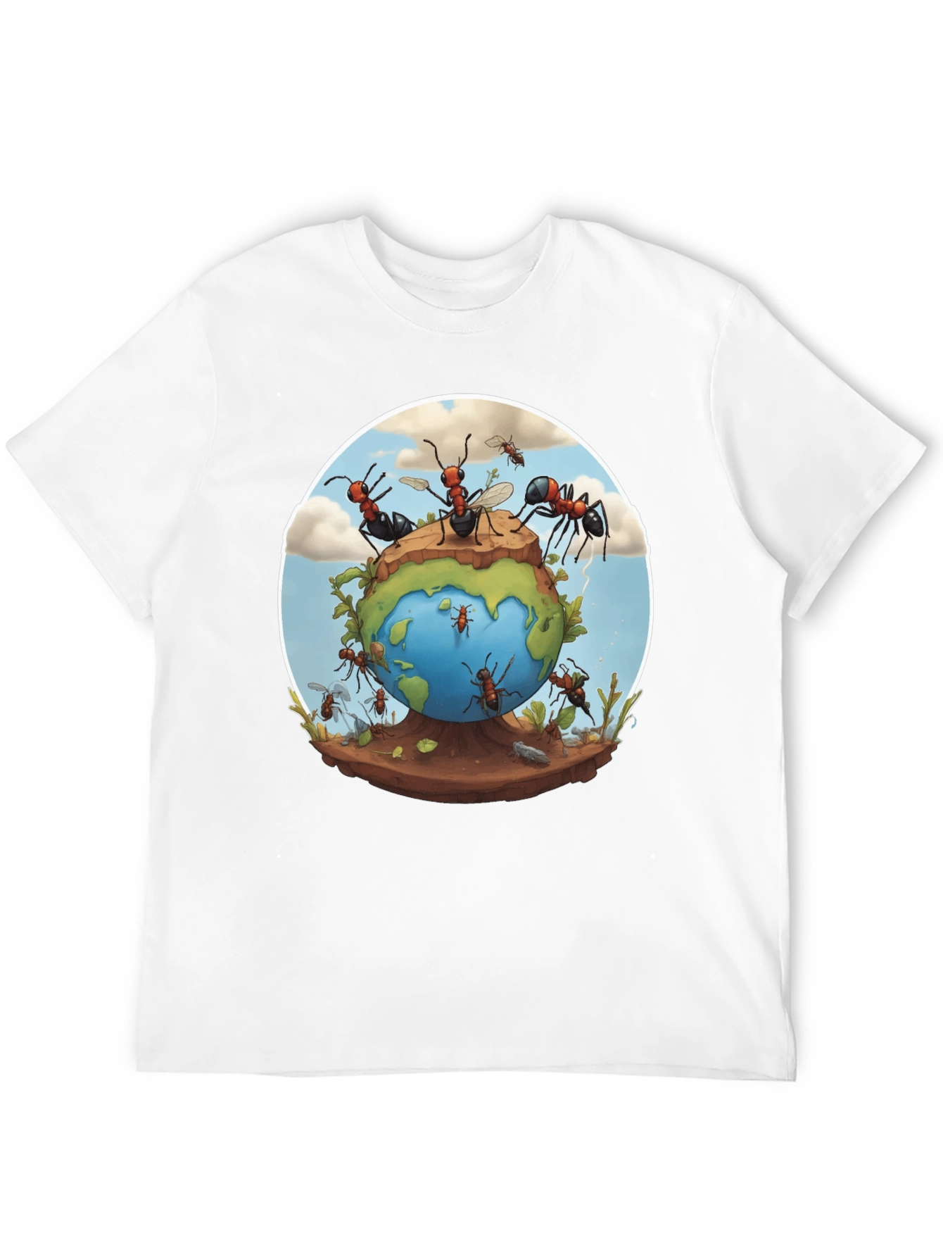Ants on Earth T-Shirt - Unique Graphic Tee