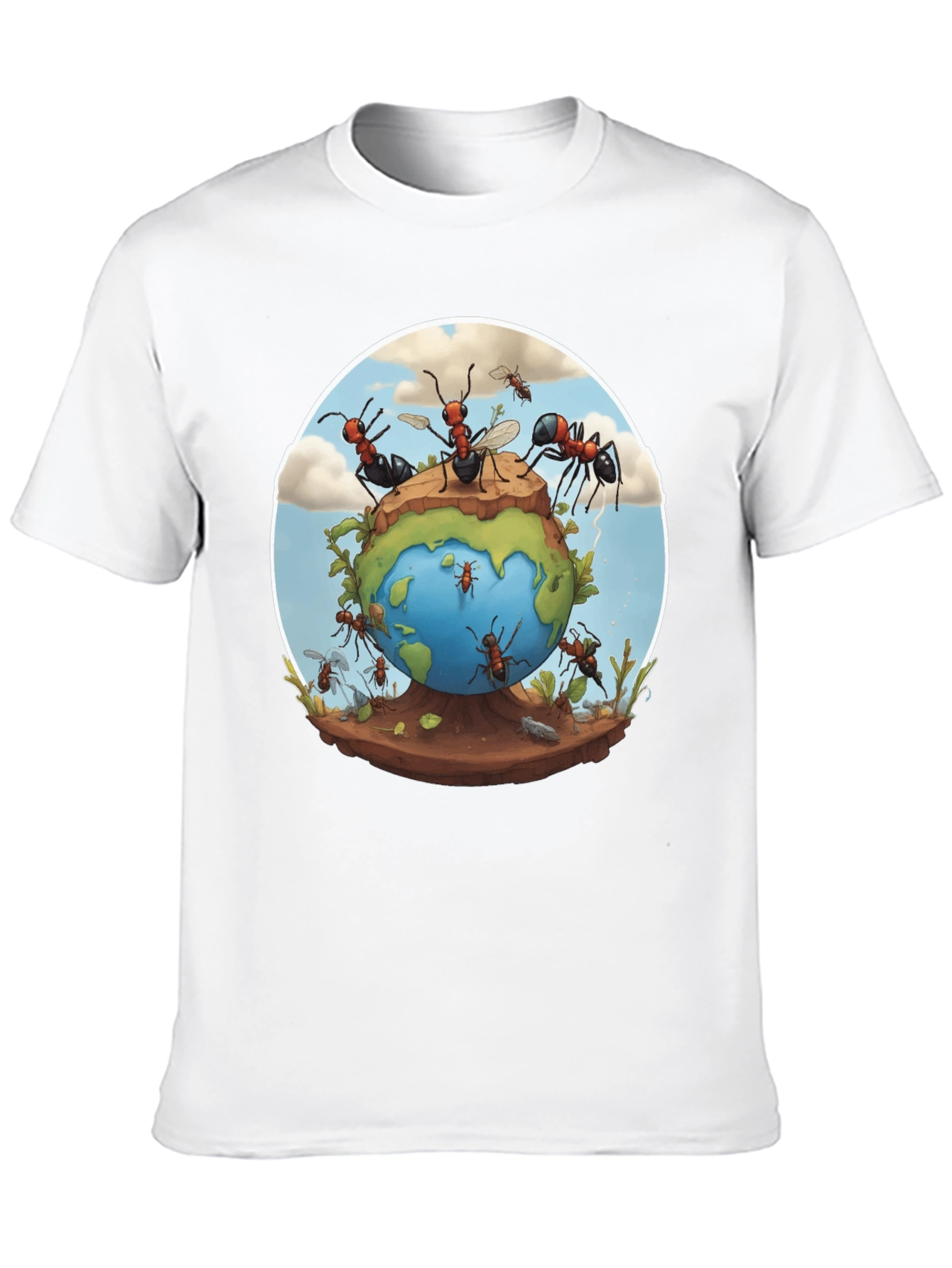 Ants on Earth T-Shirt - Unique Graphic Tee