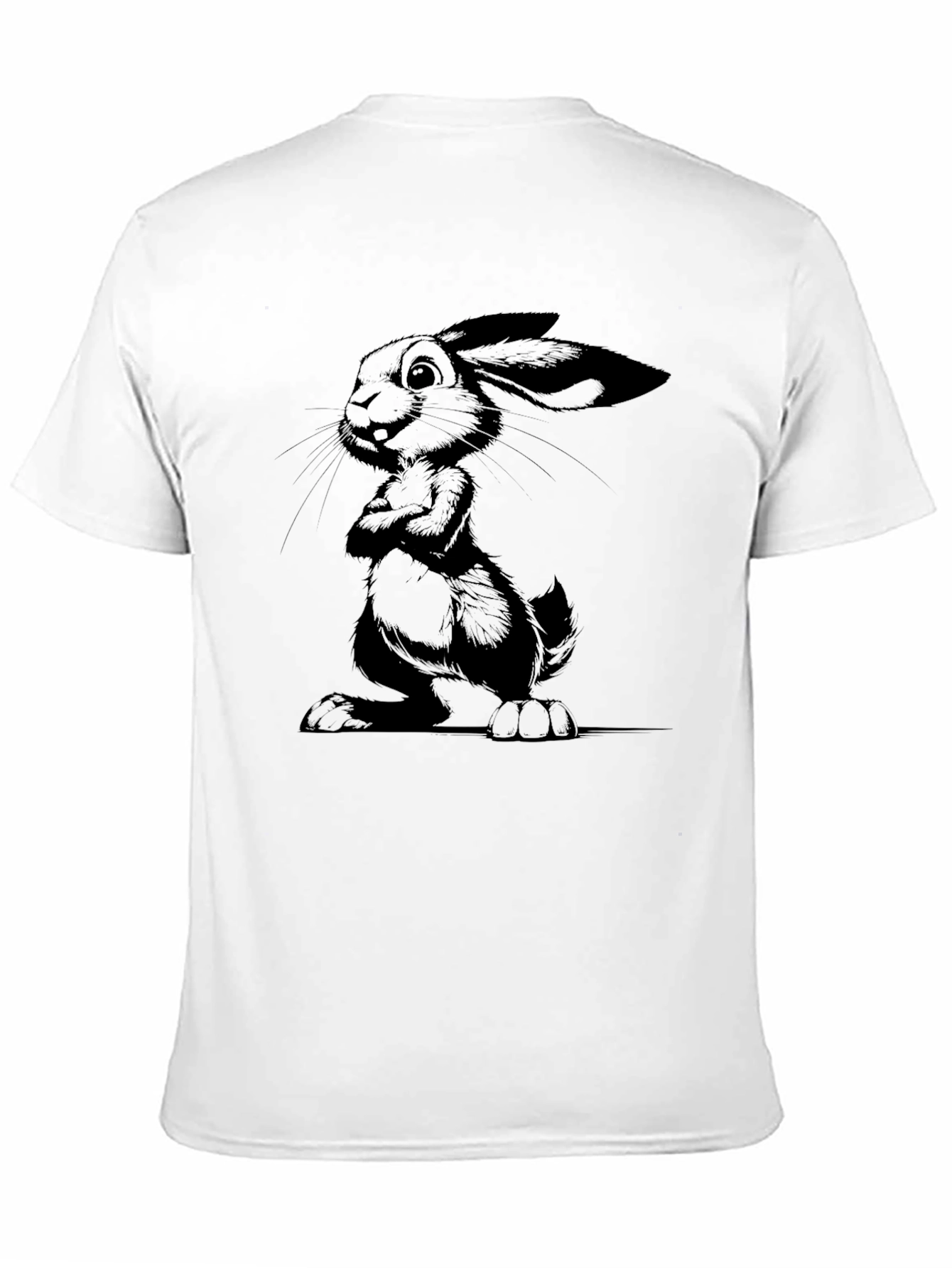 Black Rabbit Graphic Tee - Mens Stylish Casual Shirt