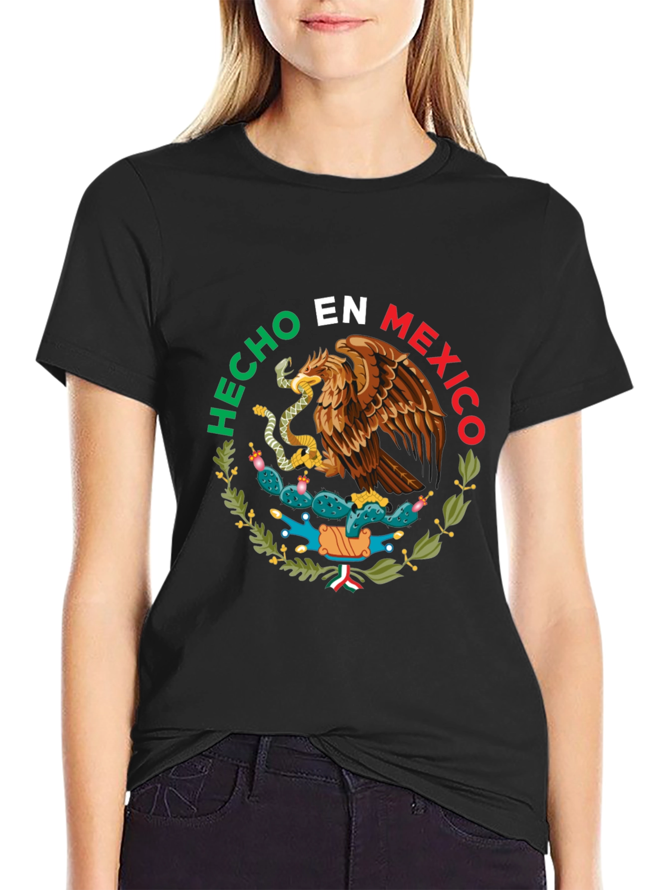 Hecho en Mexico Graphic Tee - Black