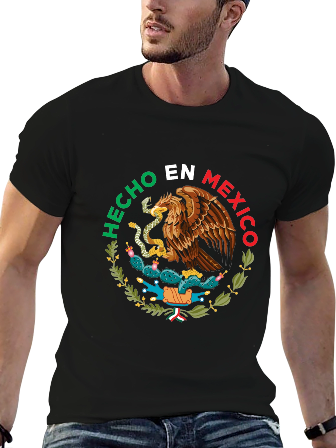 Hecho en Mexico Graphic Tee - Black
