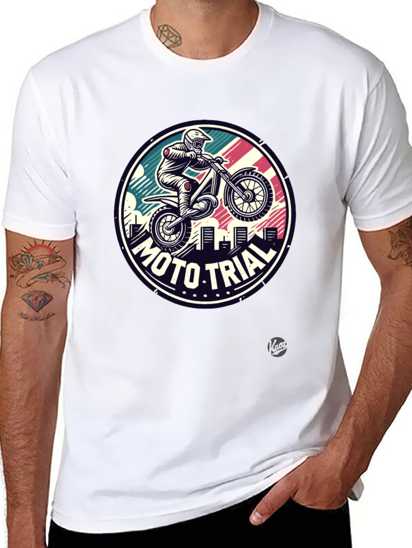 Moto Trial Graphic Tee - Ride in Style