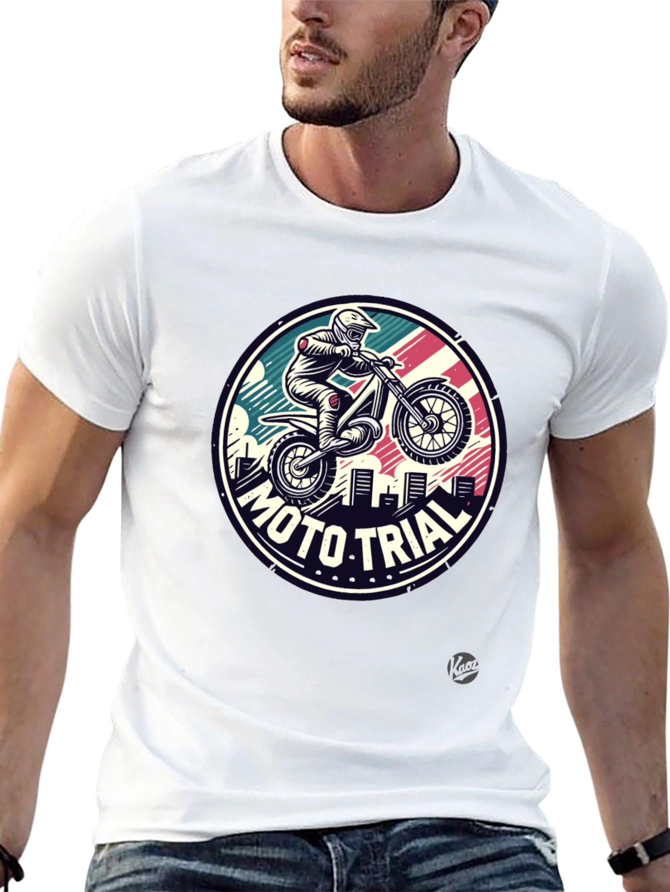 Moto Trial Graphic Tee - Ride in Style