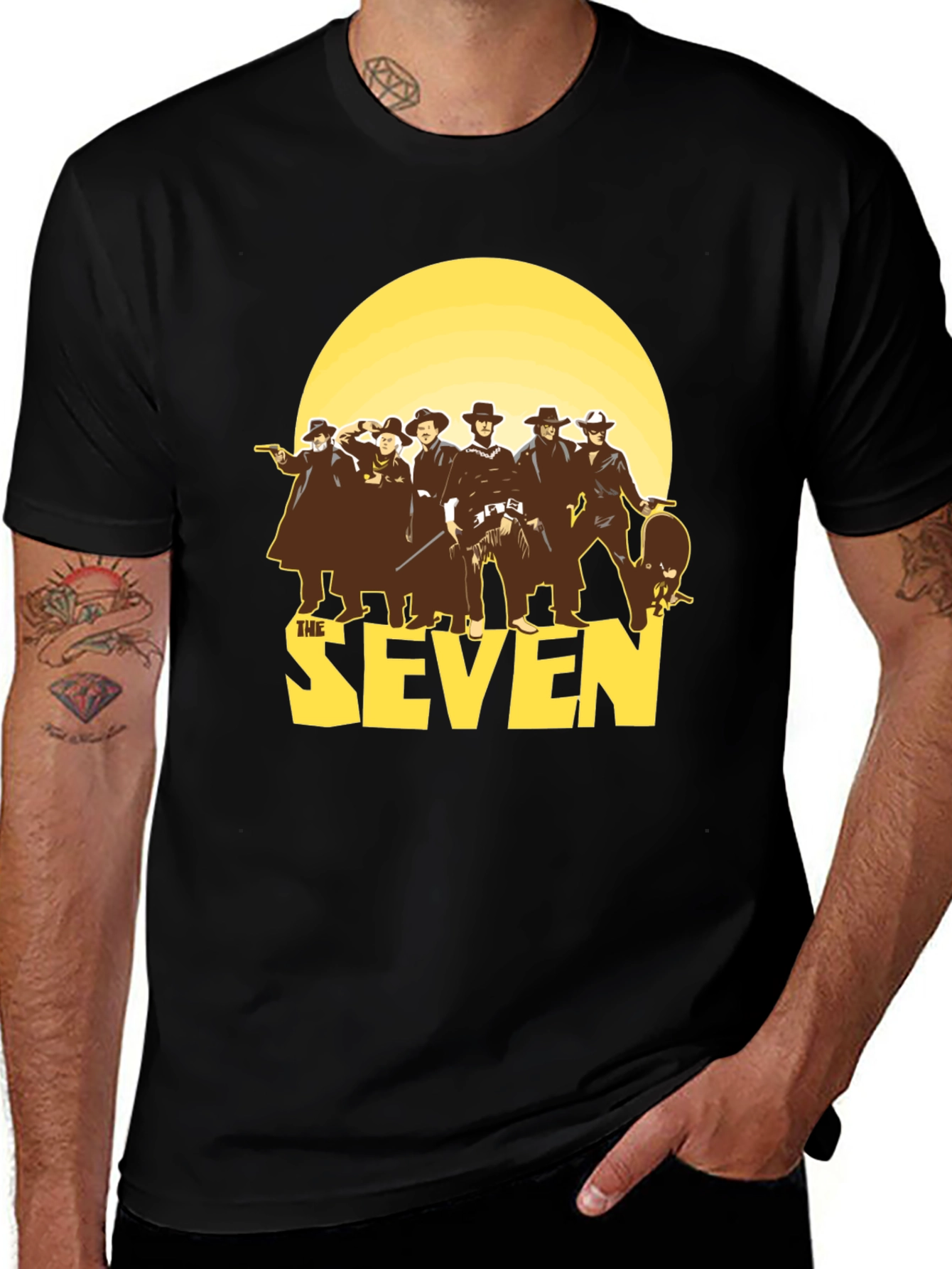 The Seven Graphic T-Shirt - Classic Western Style