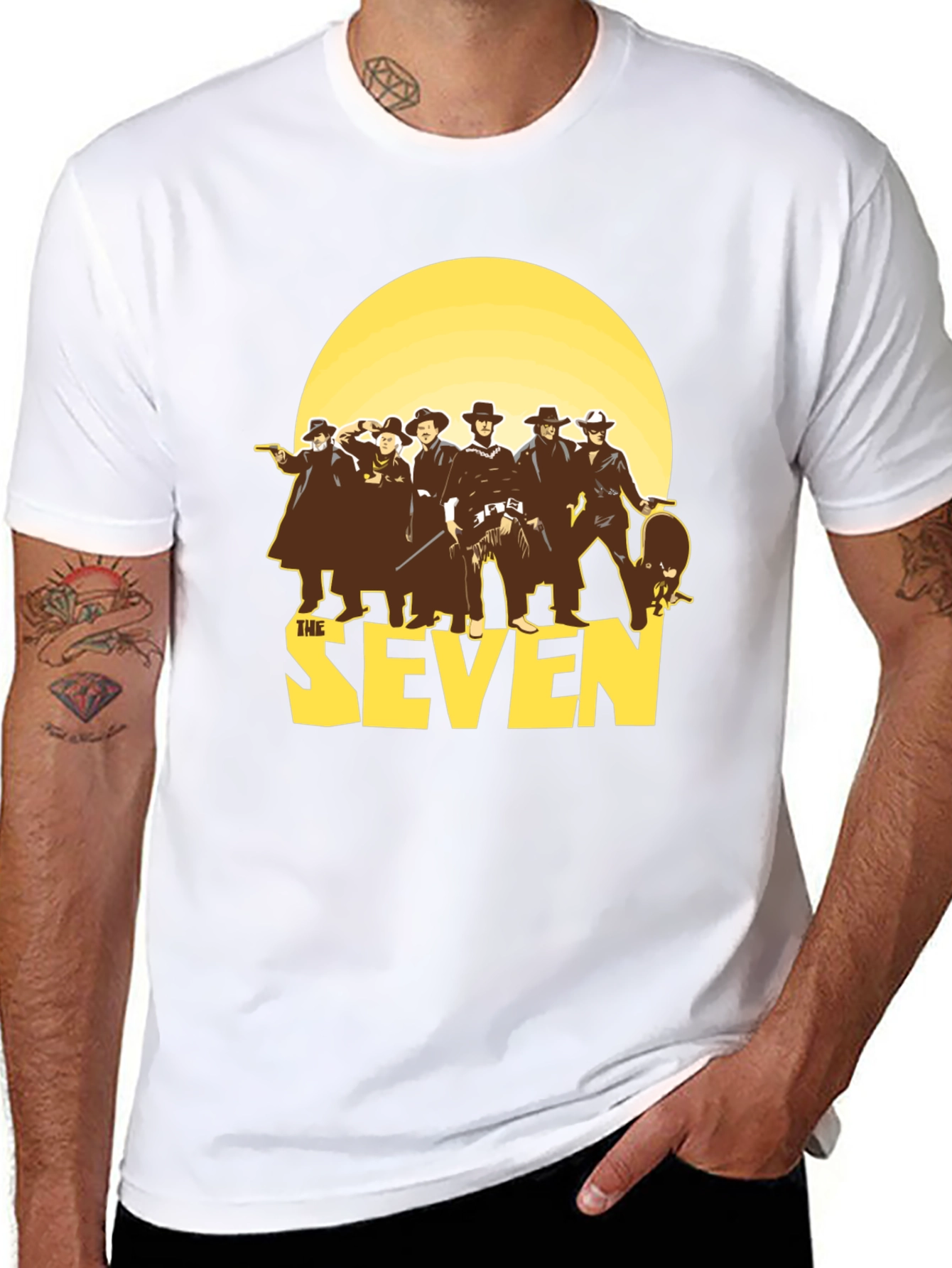 The Seven Graphic T-Shirt - Classic Western Style