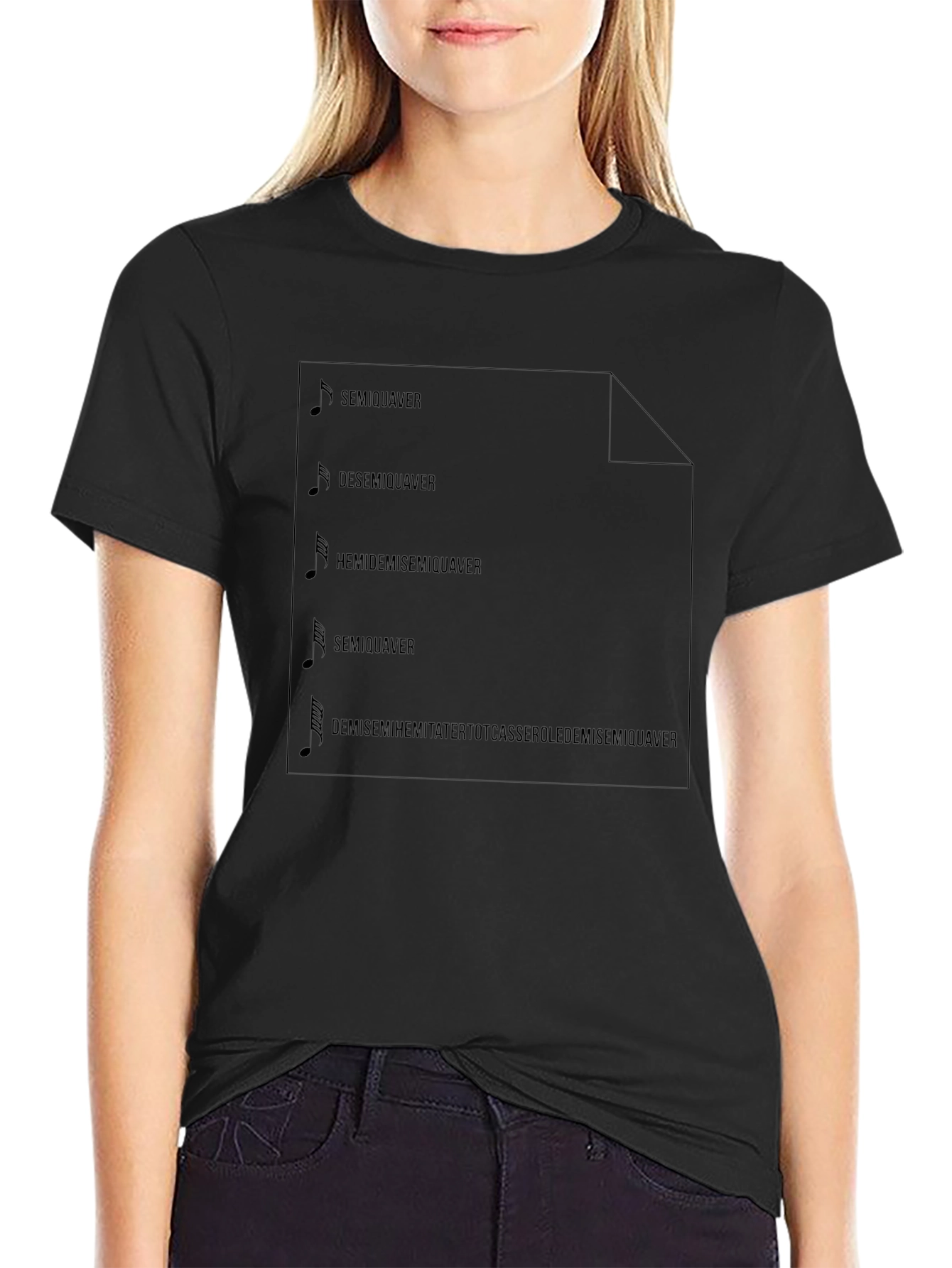 Funny Music Note T-Shirt