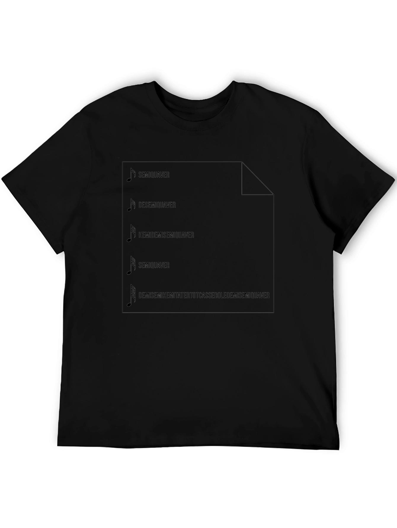 Funny Music Note T-Shirt