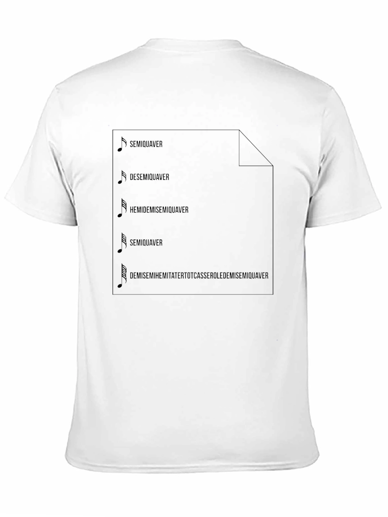 Funny Music Note T-Shirt