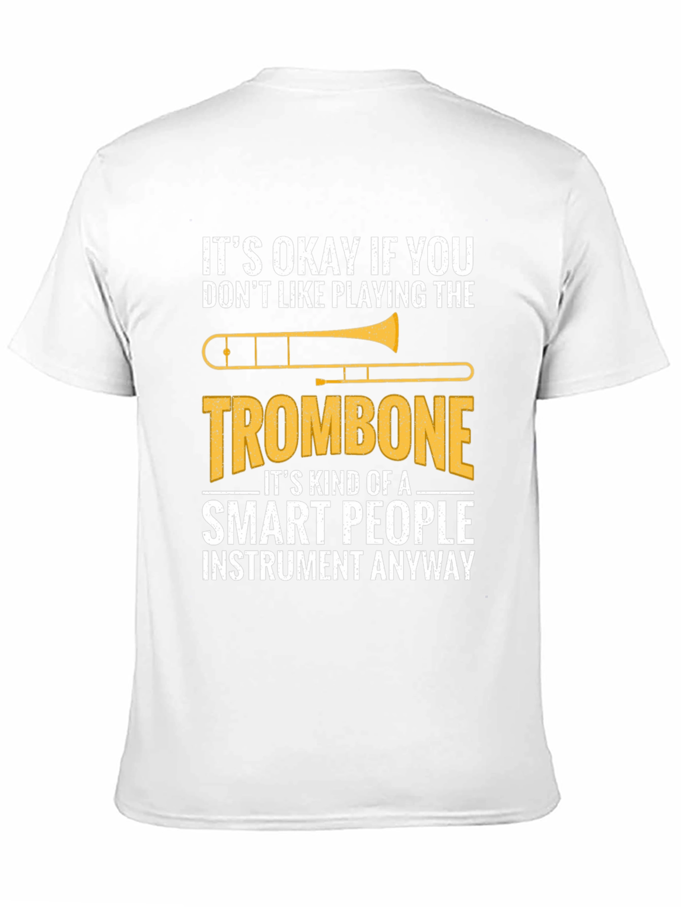 Smart People Trombone T-Shirt - Funny Musician Tee