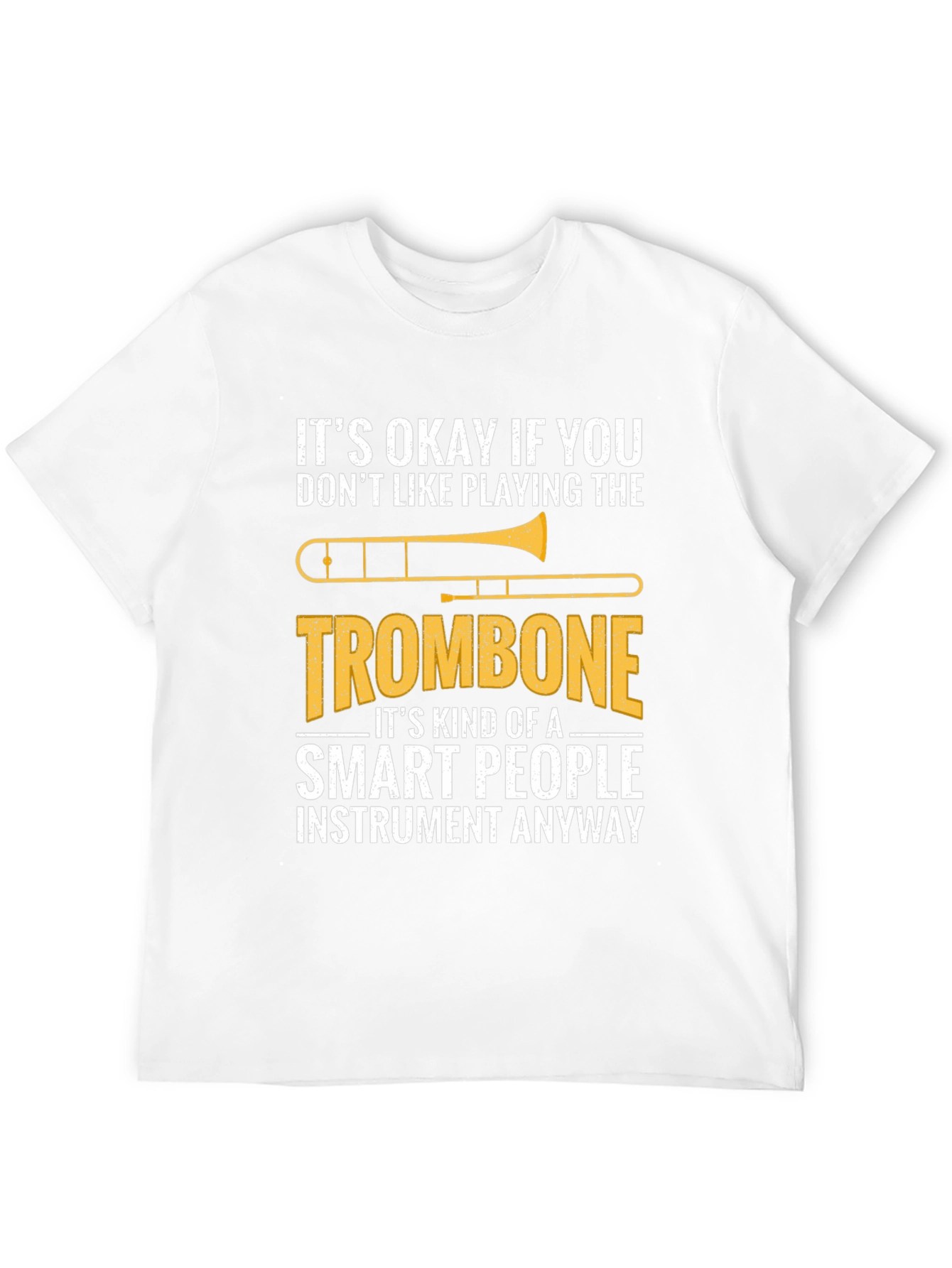 Smart People Trombone T-Shirt - Funny Musician Tee