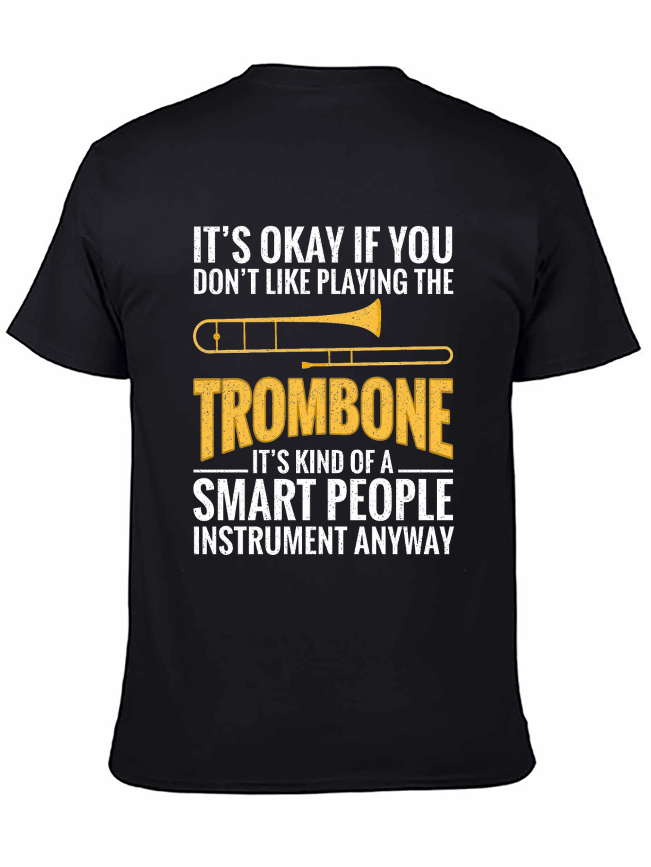 Smart People Trombone T-Shirt - Funny Musician Tee