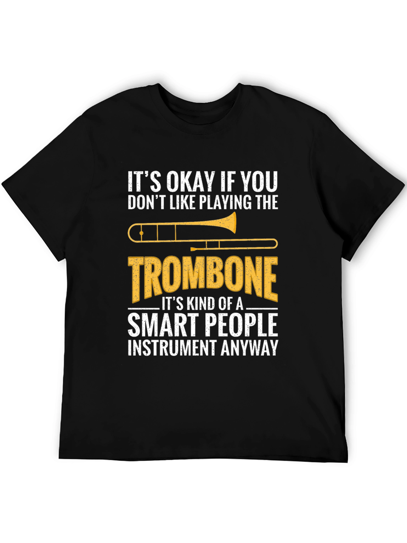 Smart People Trombone T-Shirt - Funny Musician Tee