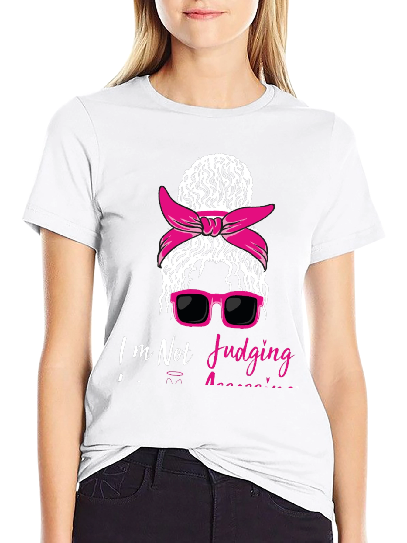 Im Not Judging Graphic Tee Funny T-Shirt