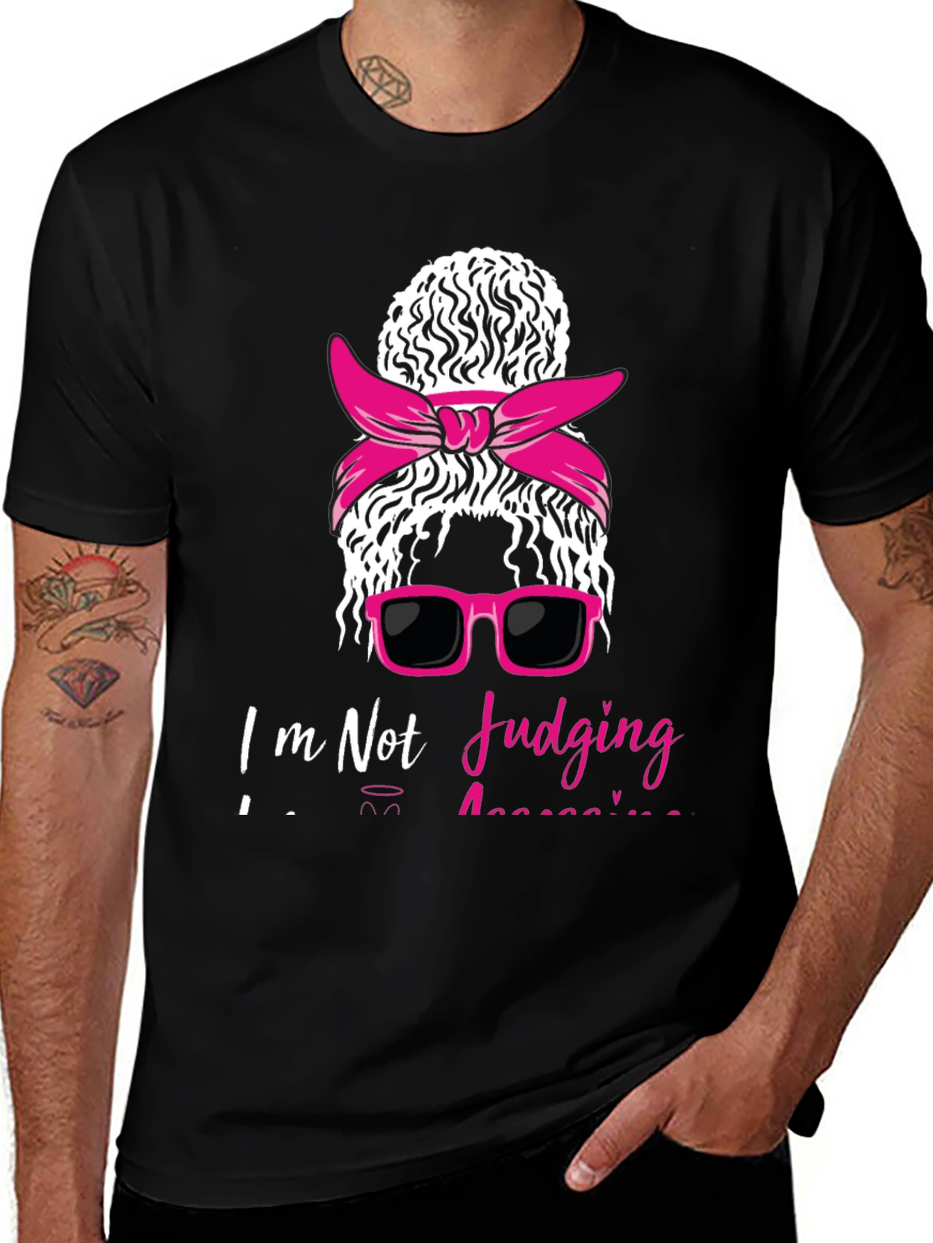 Im Not Judging Graphic Tee Funny T-Shirt
