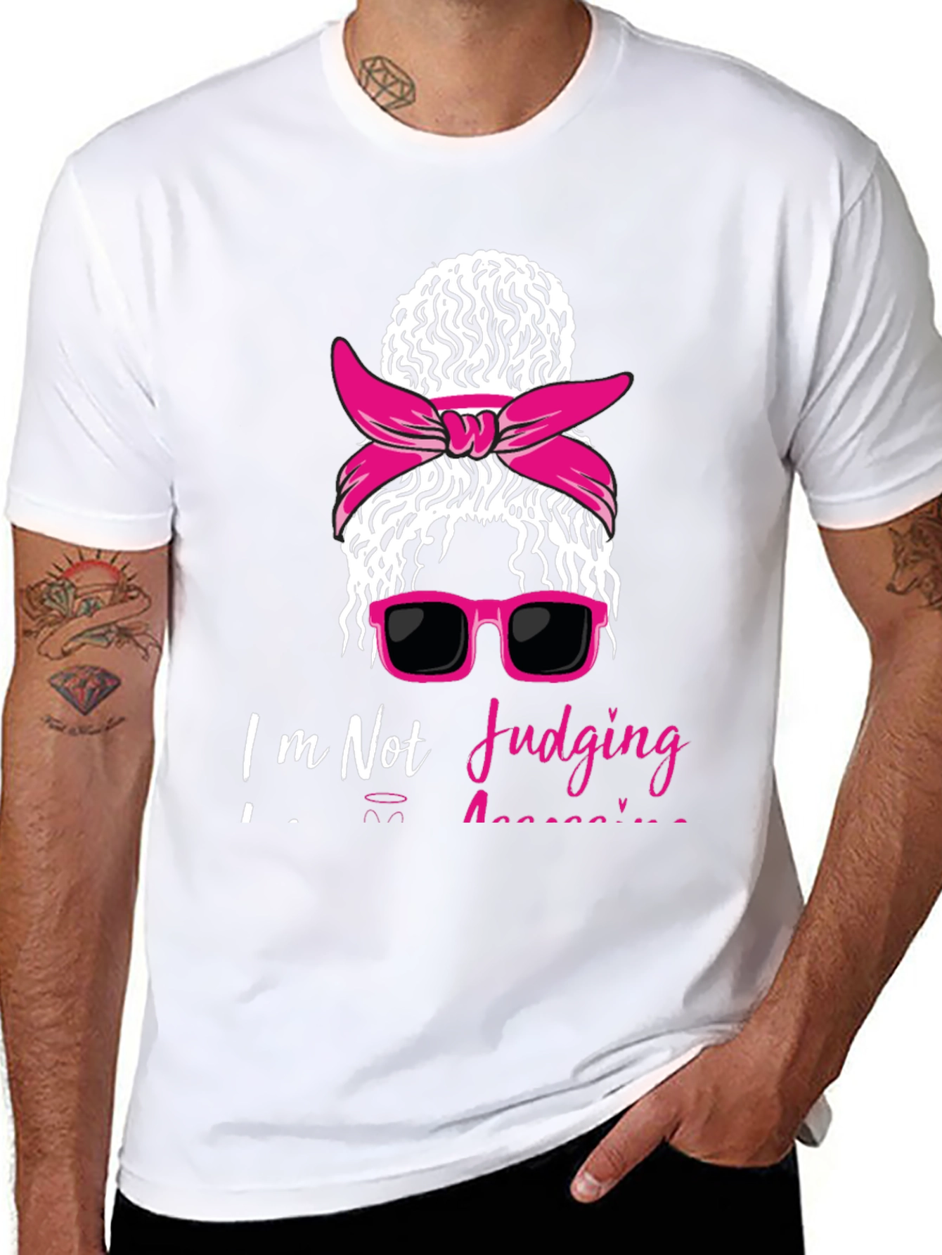 Im Not Judging Graphic Tee Funny T-Shirt