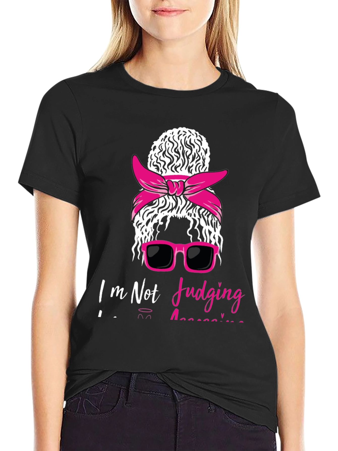 Im Not Judging Graphic Tee Funny T-Shirt
