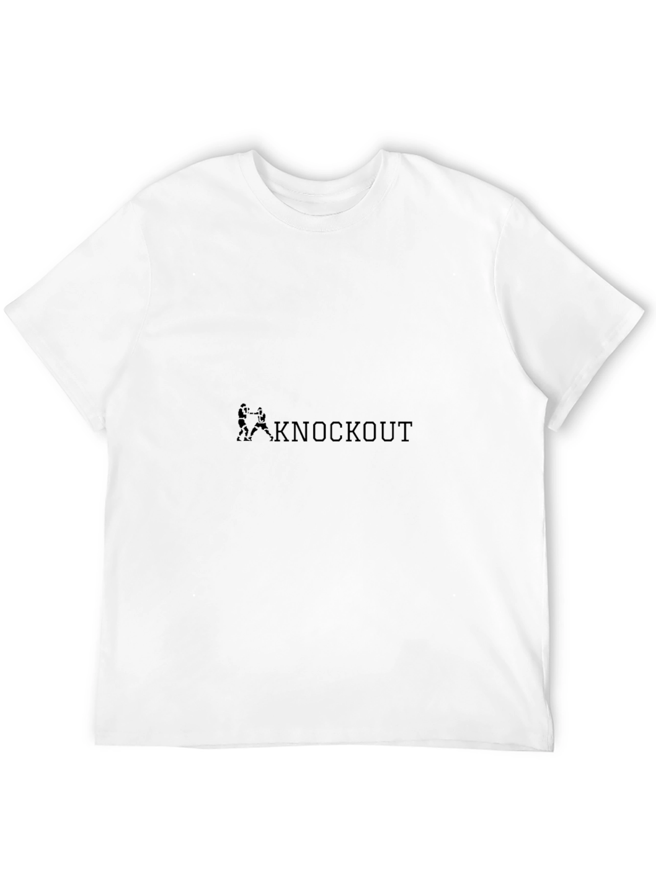 Knockout Boxing Graphic T-Shirt - Classic Black Tee
