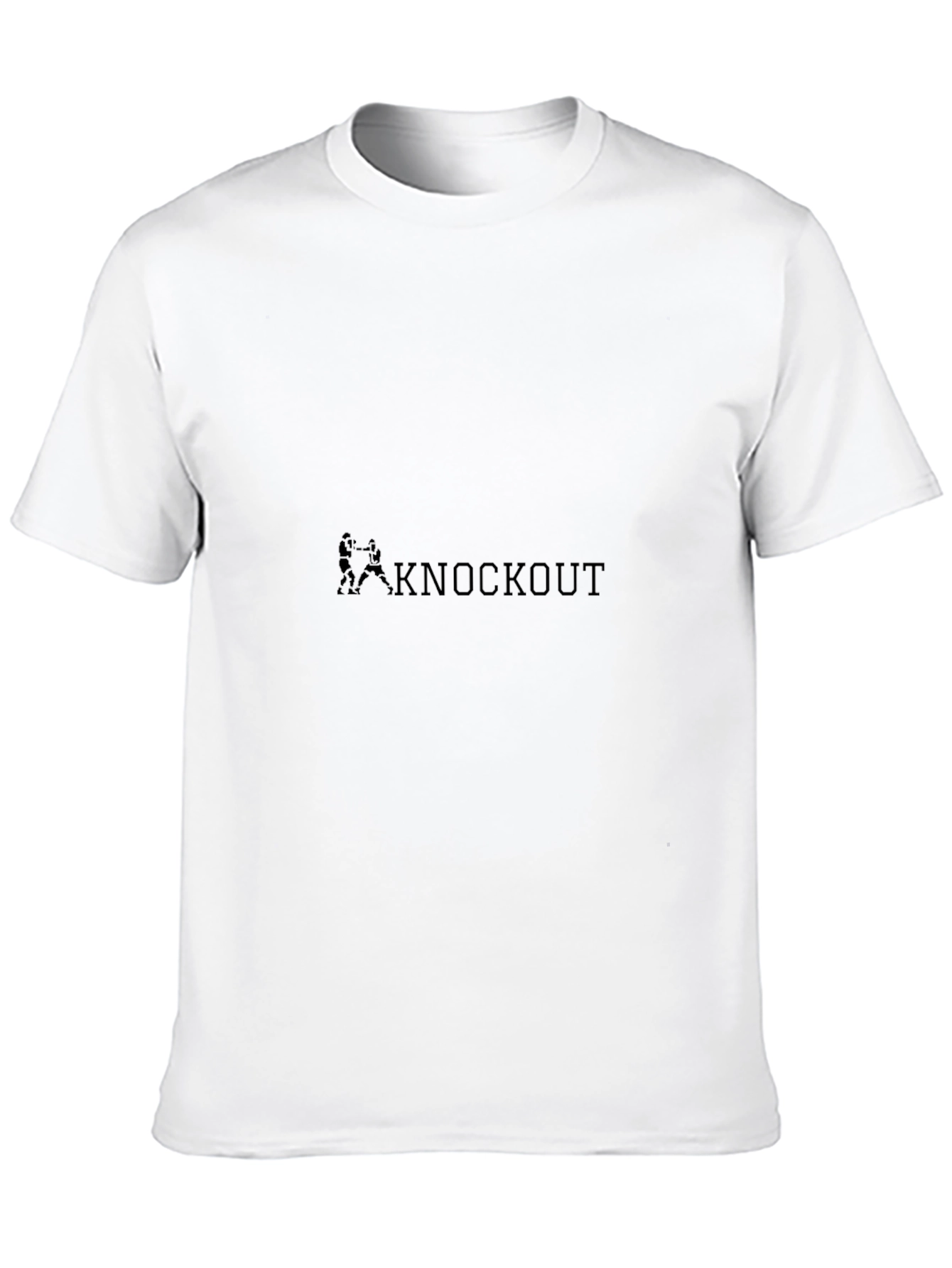 Knockout Boxing Graphic T-Shirt - Classic Black Tee