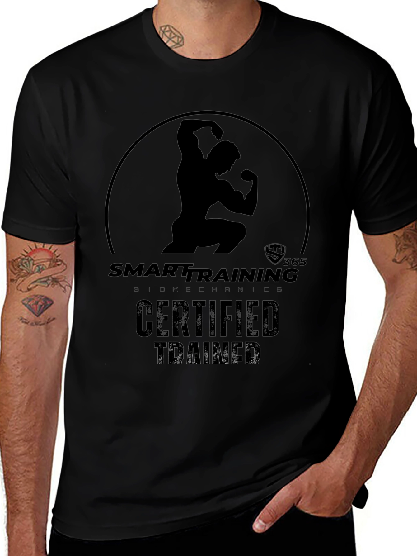 Certified Trainer Black T-Shirt