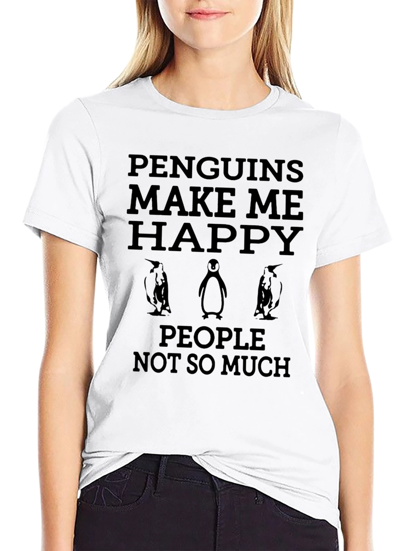Penguins Make Me Happy T-Shirt