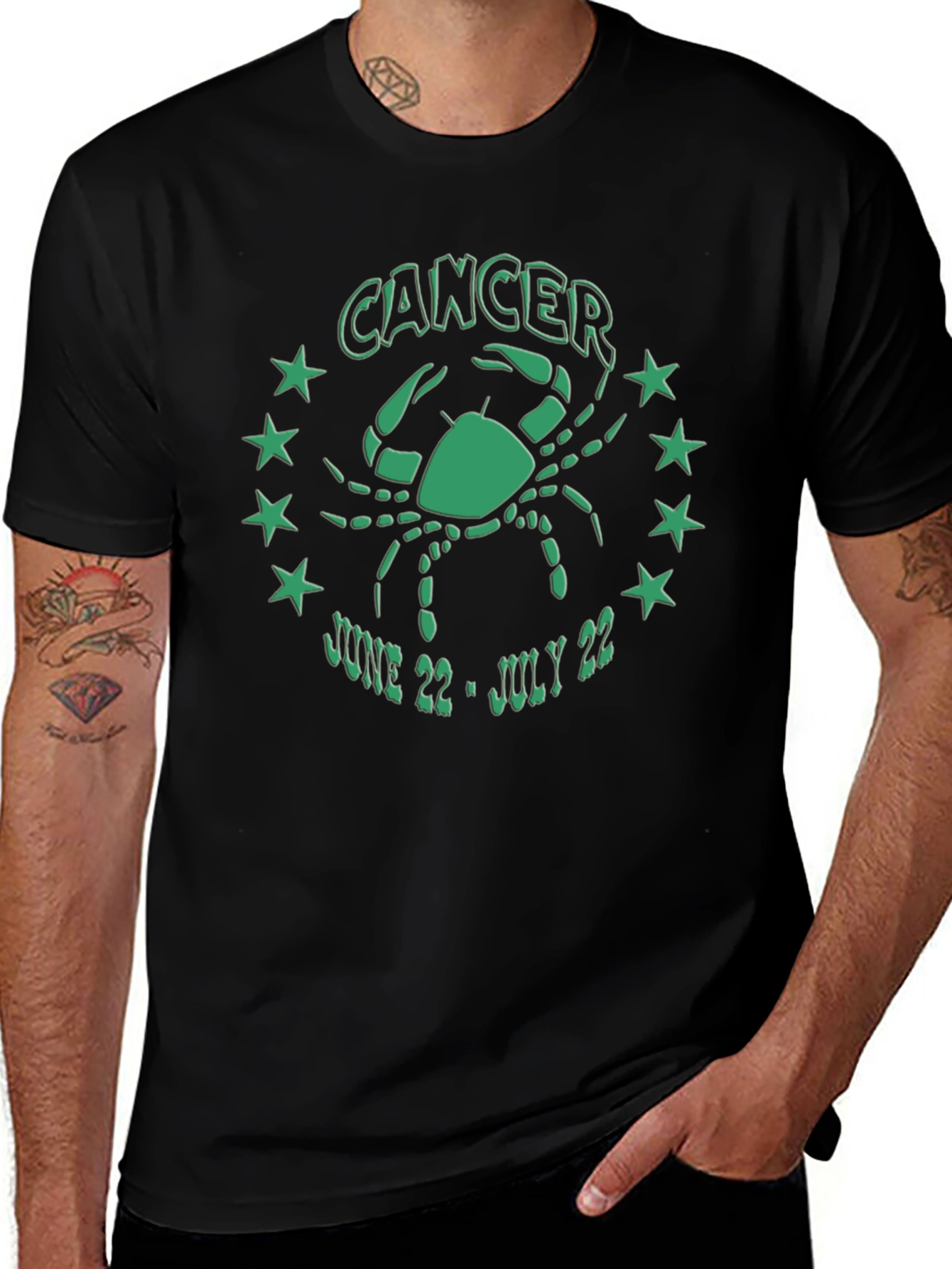 Cancer Zodiac T-Shirt - June 22 to July 22