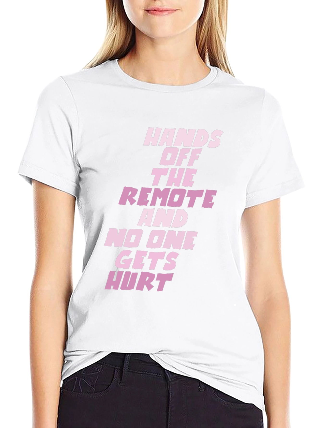 Hands Off the Remote Funny T-Shirt