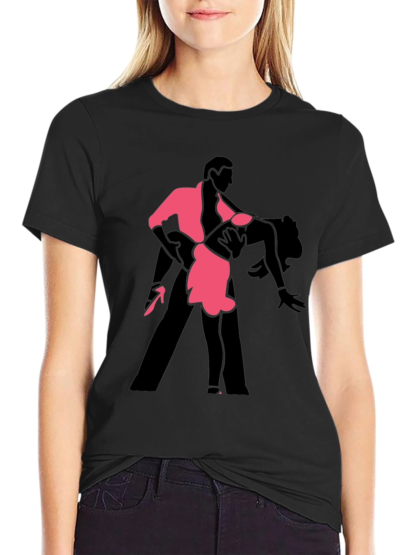 Dancing Couple Graphic Tee - Salsa Dance T-Shirt