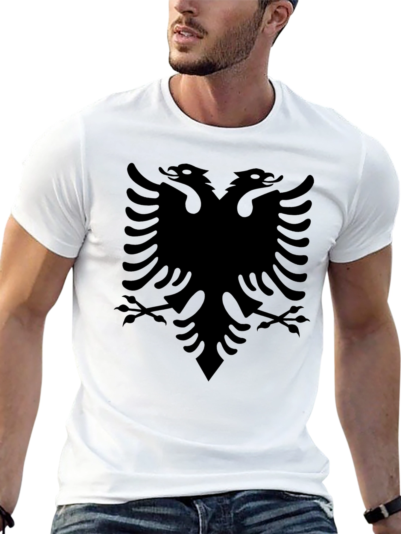 Albanian Eagle Black T-Shirt
