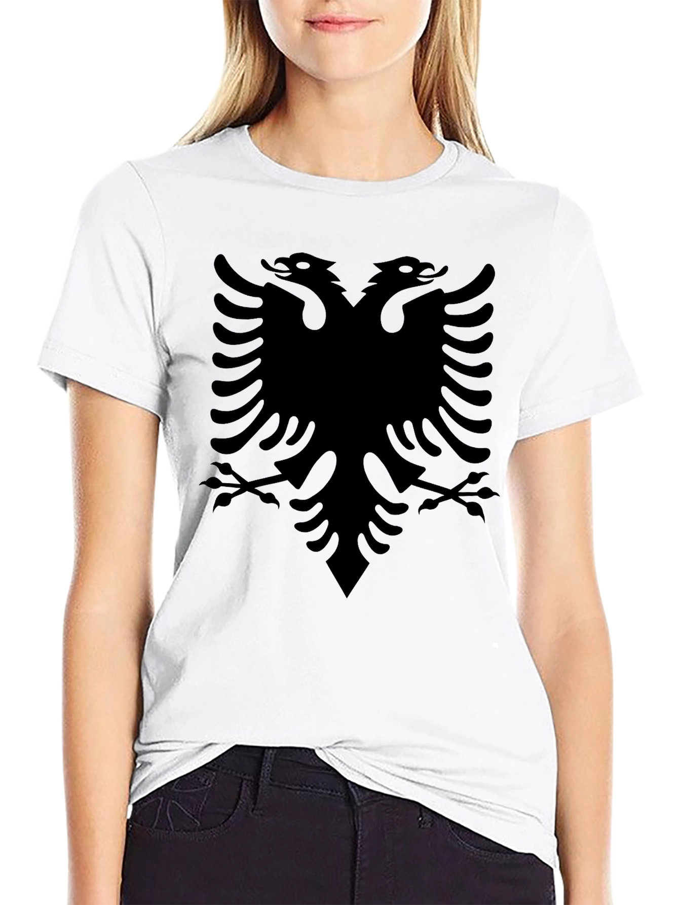 Albanian Eagle Black T-Shirt