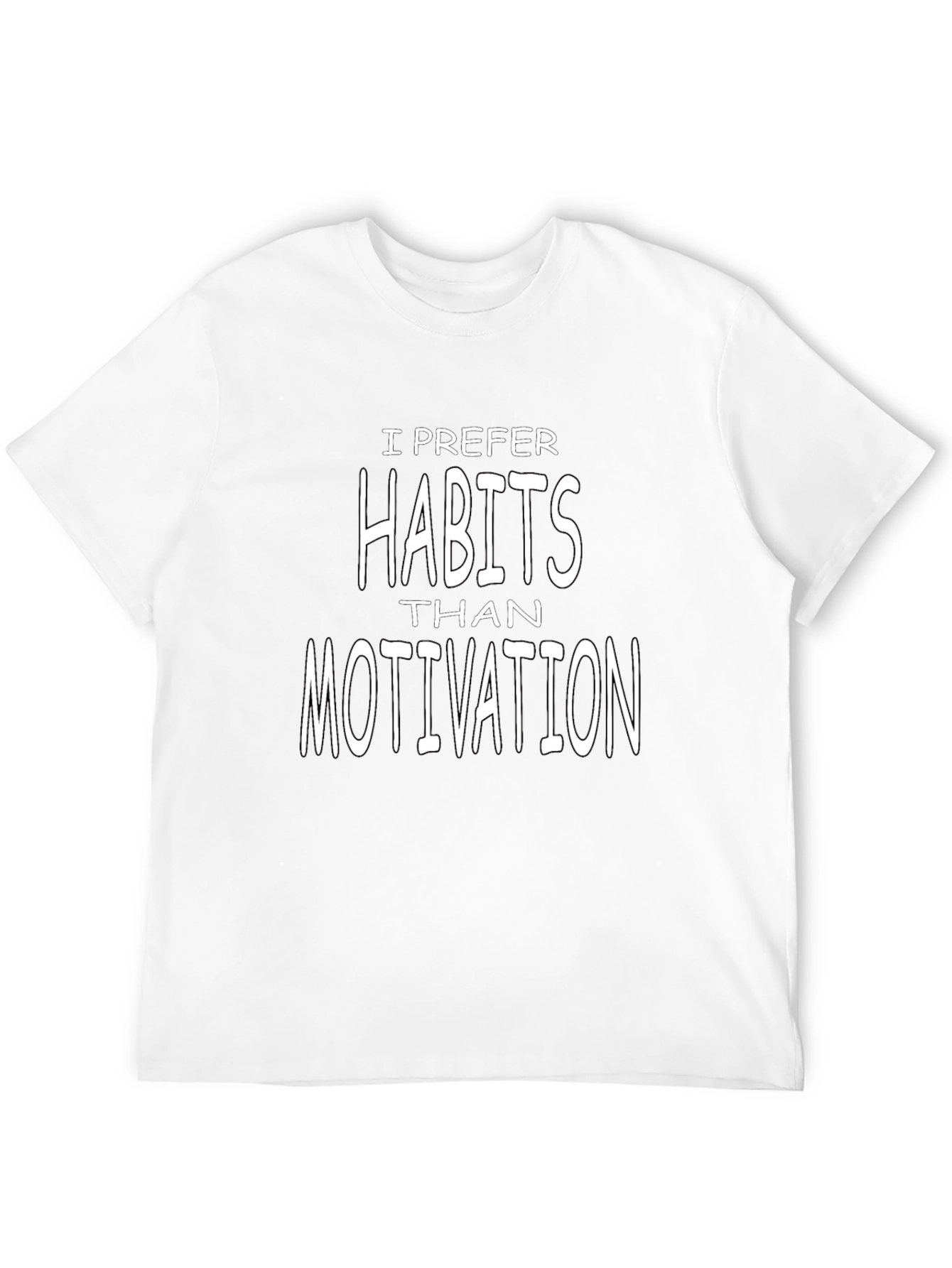 Habits Over Motivation Graphic Tee