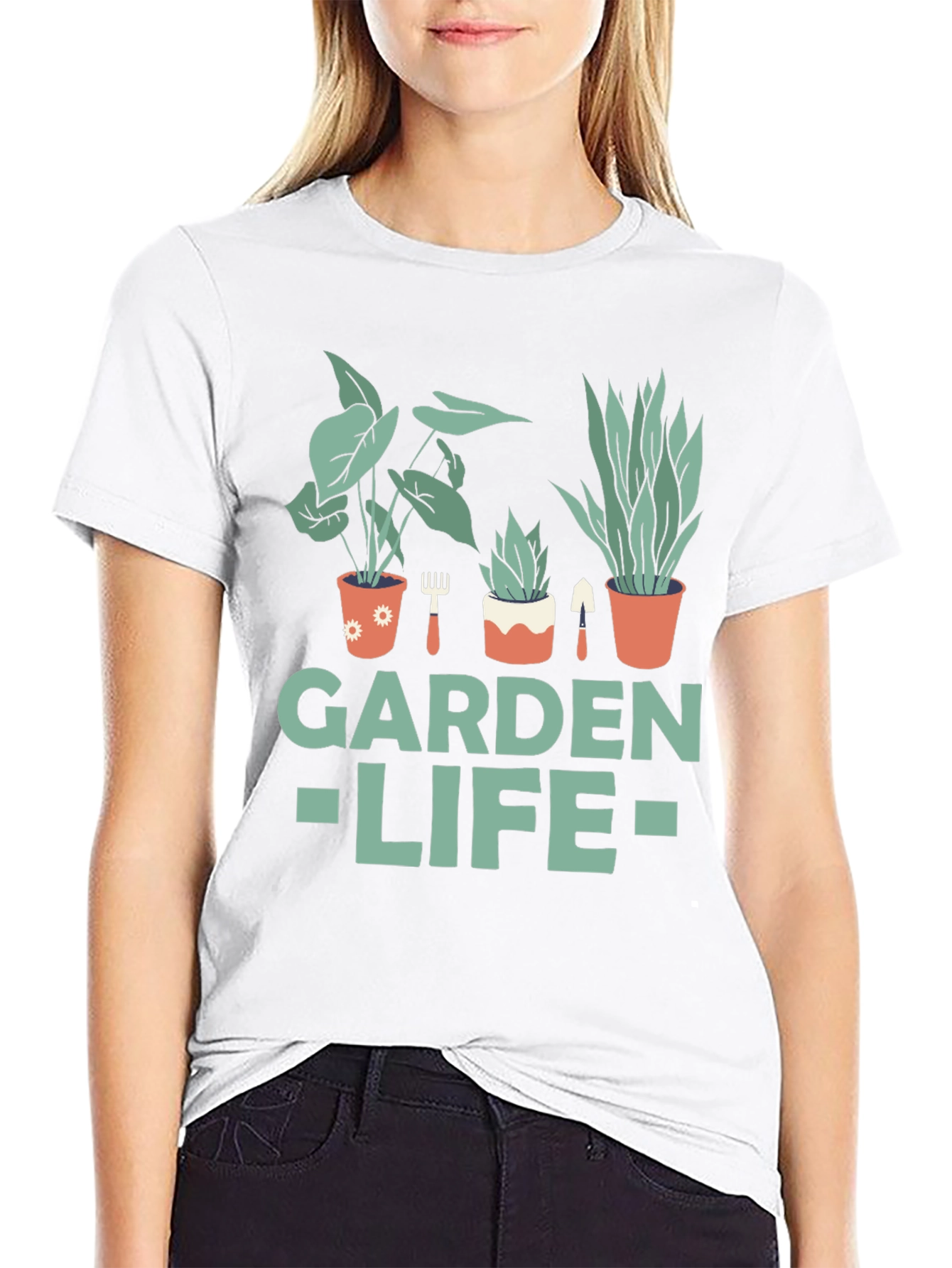 Garden Life Graphic T-Shirt - Black