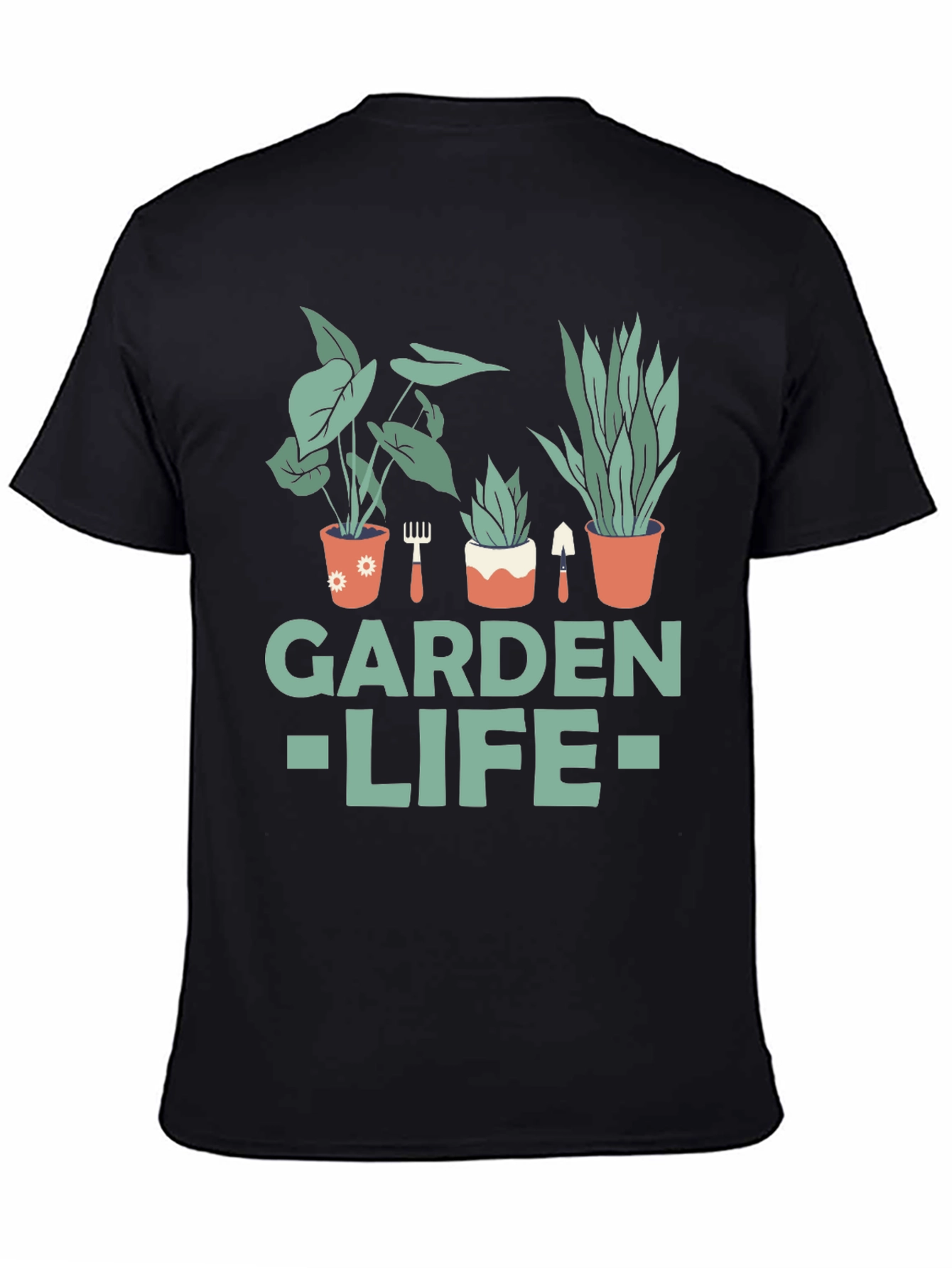 Garden Life Graphic T-Shirt - Black