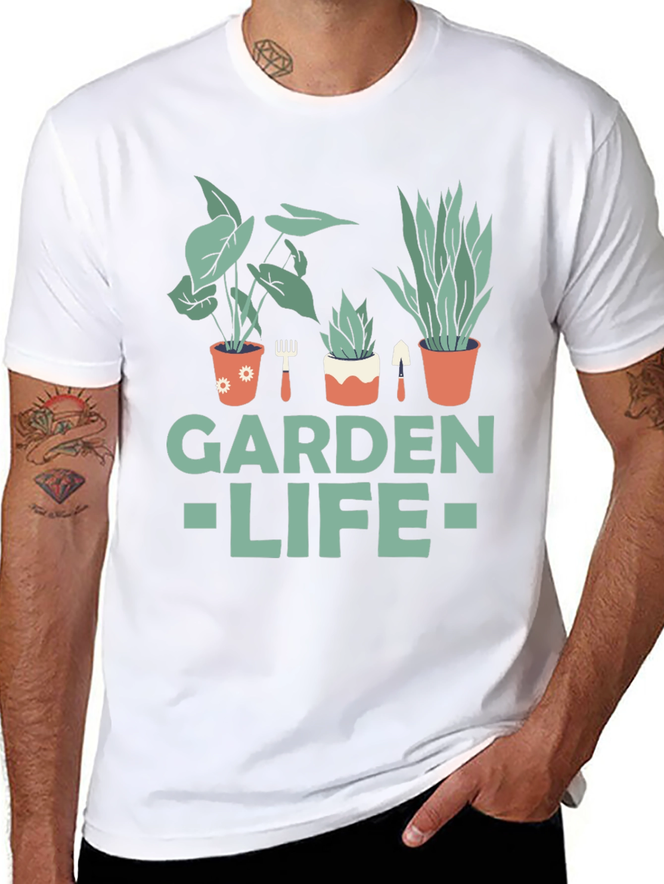 Garden Life Graphic T-Shirt - Black
