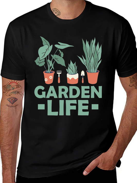Garden Life Graphic T-Shirt - Black