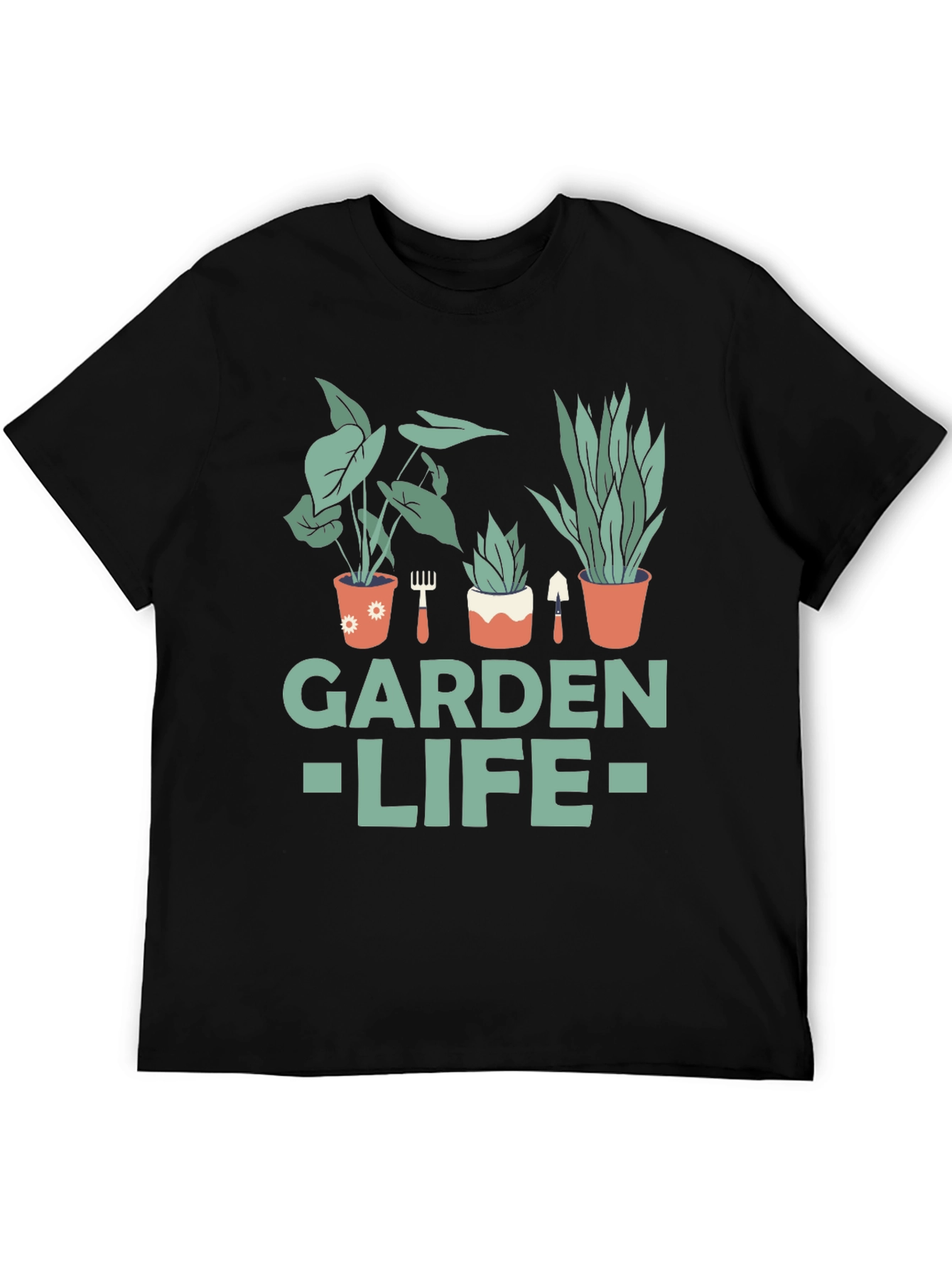 Garden Life Graphic T-Shirt - Black